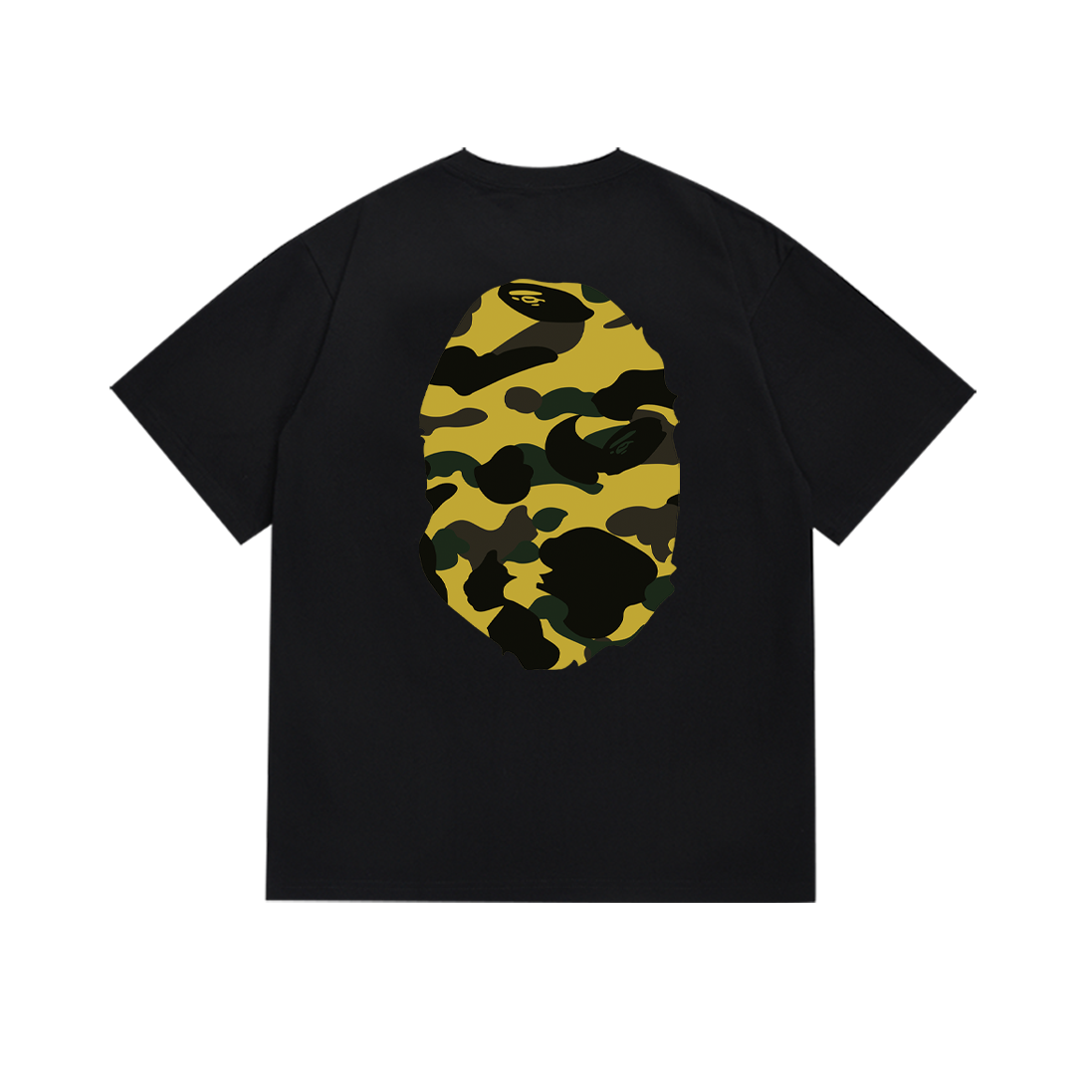 BAPE Two-Face Headprint T-Shirt with High-Quality Cotton Fabric – SC060# (Top Version) - 图片 2