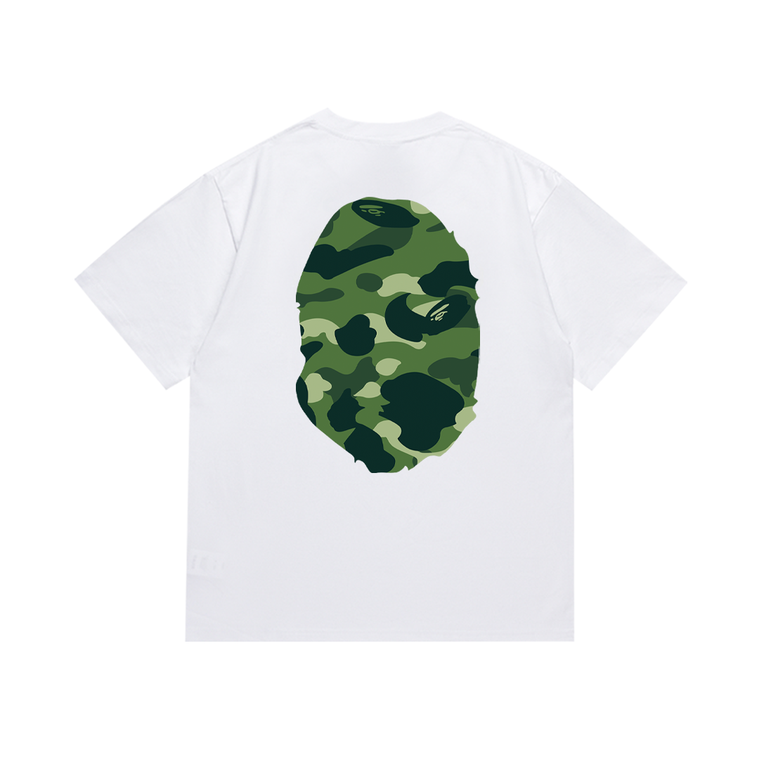 BAPE Two-Face T-Shirt in High-Quality Cotton, Various Colors, Unisex Sizes - 图片 5