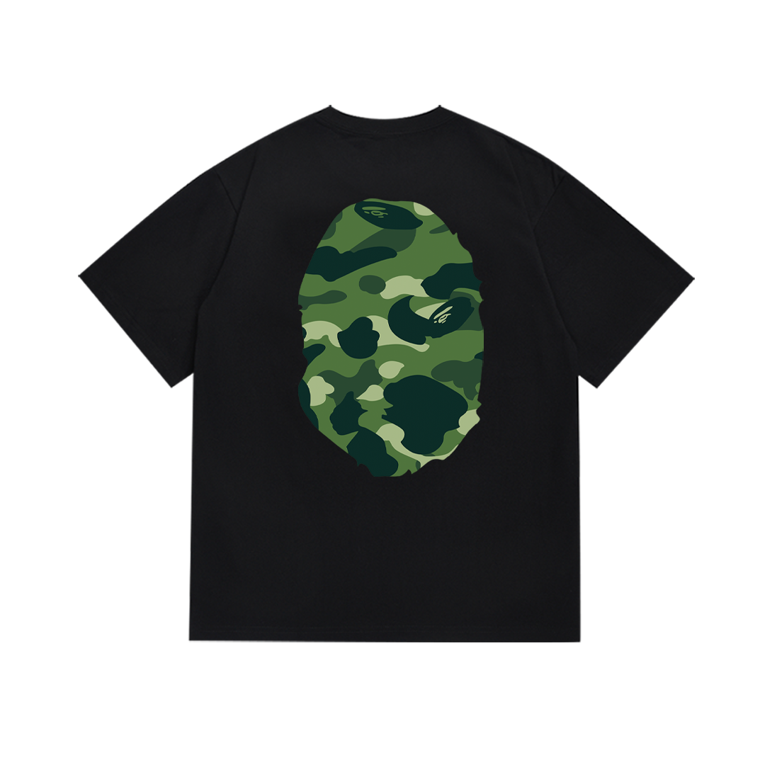 BAPE Two-Face T-Shirt in High-Quality Cotton, Various Colors, Unisex Sizes - 图片 2
