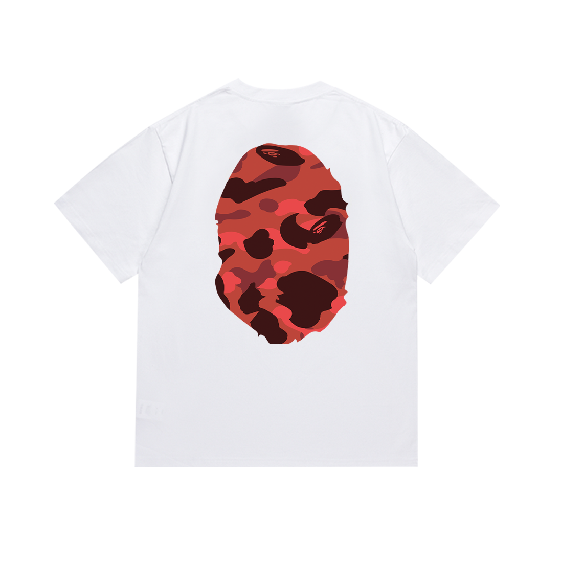 BAPE Two-Face Cotton T-Shirt with Unique Headprint – High-Quality Fabric, Unisex, Various Colors. - 图片 5