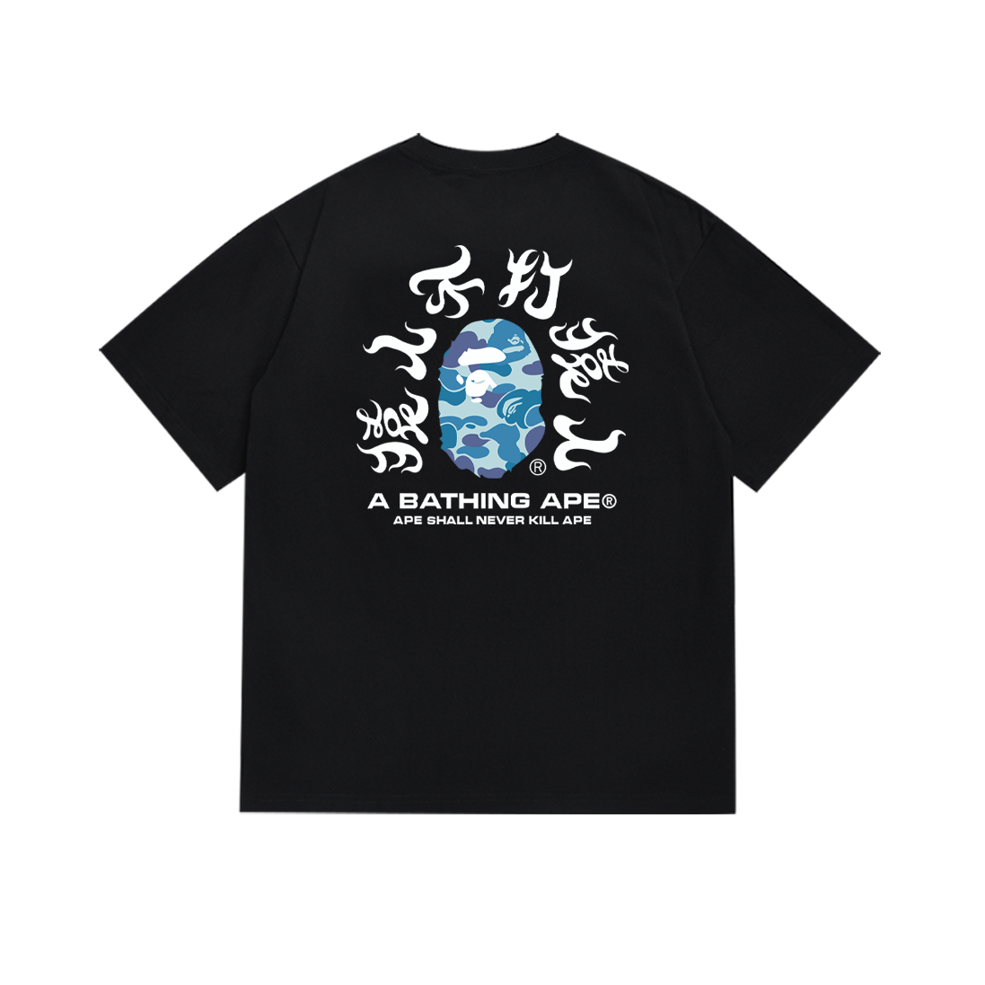 BAPE Classic Ape-Headed T-Shirt: High-Quality Cotton, Unisex, Various Colors & Sizes - 图片 2