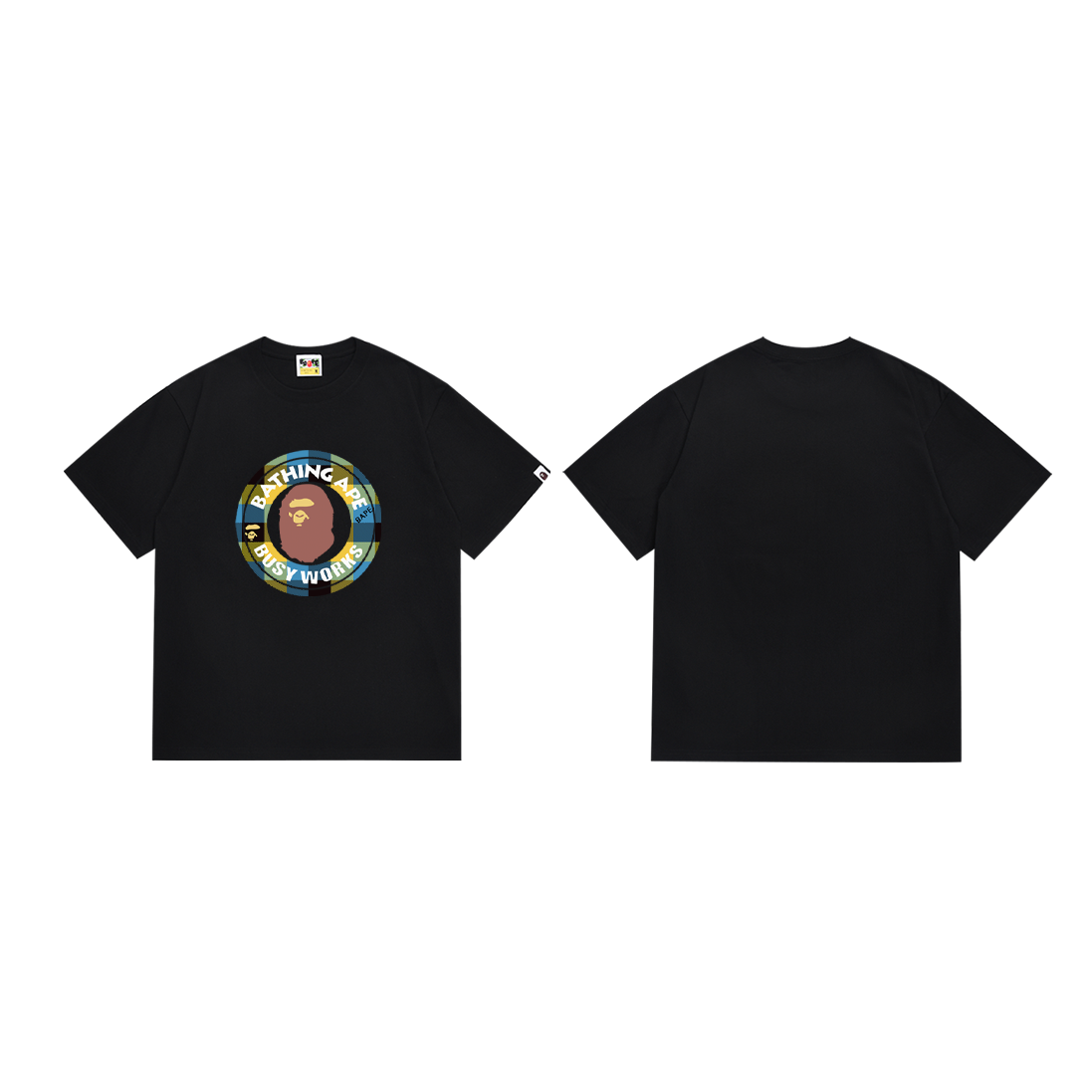 BAPE Ape Head Classic Alphabet T-Shirt in High-Quality Cotton – Sizes S-XXL - 图片 6