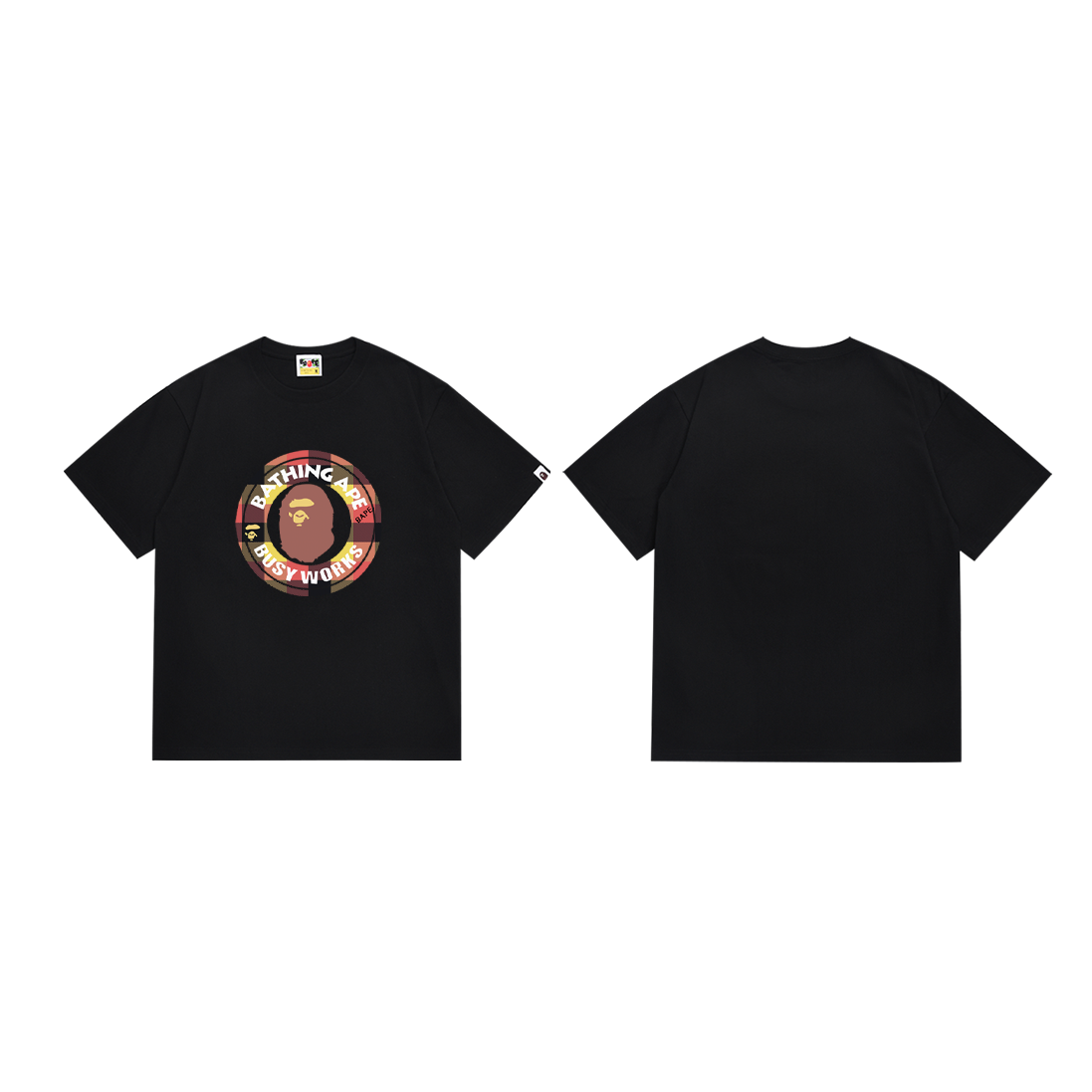 BAPE Ape Head Classic Alphabet T-Shirt in High-Quality Cotton – Sizes S-XXL - 图片 3