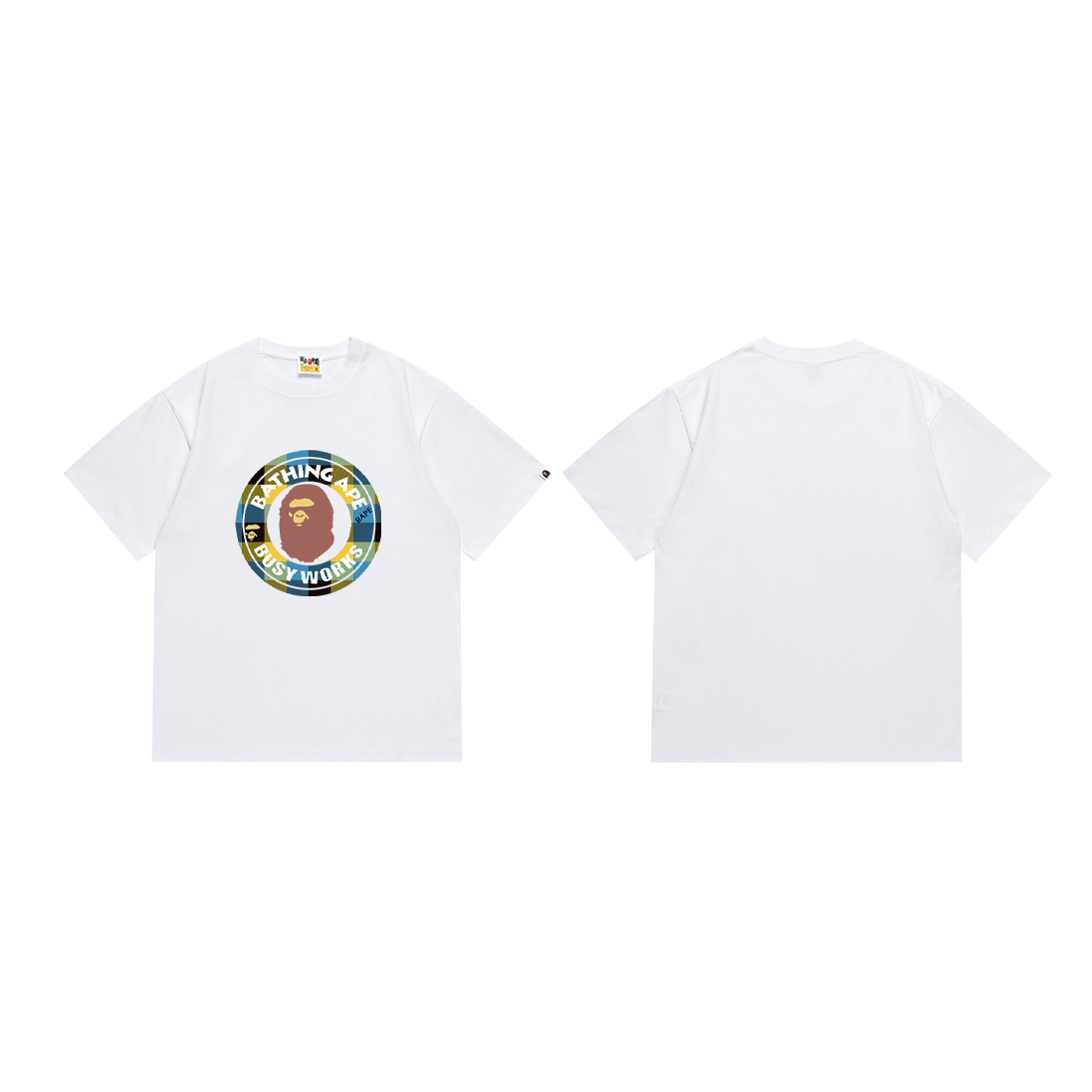 BAPE Ape Head Classic Alphabet T-Shirt in High-Quality Cotton – Sizes S-XXL - 图片 8
