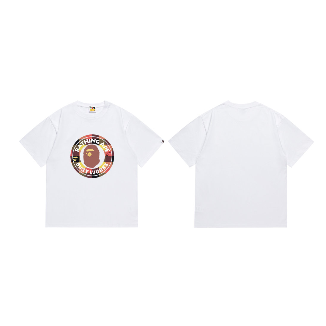 BAPE Ape Head Classic Alphabet T-Shirt in High-Quality Cotton – Sizes S-XXL - 图片 7