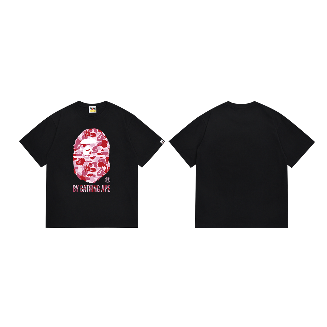 BAPE Collapse Logo T-Shirt in High-Quality Cotton for Men and Women - 图片 3