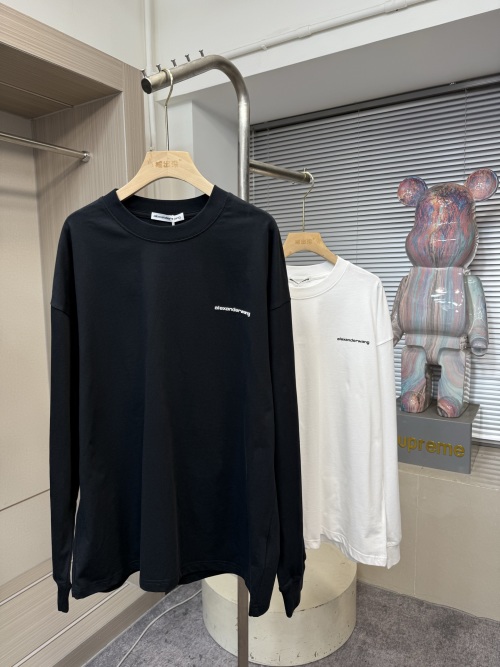 Alexander Wang Long Sleeve T-Shirt with Logo - Unisex Style 1 Alexander Wang Long Sleeve T-Shirt with Logo - Unisex Style
