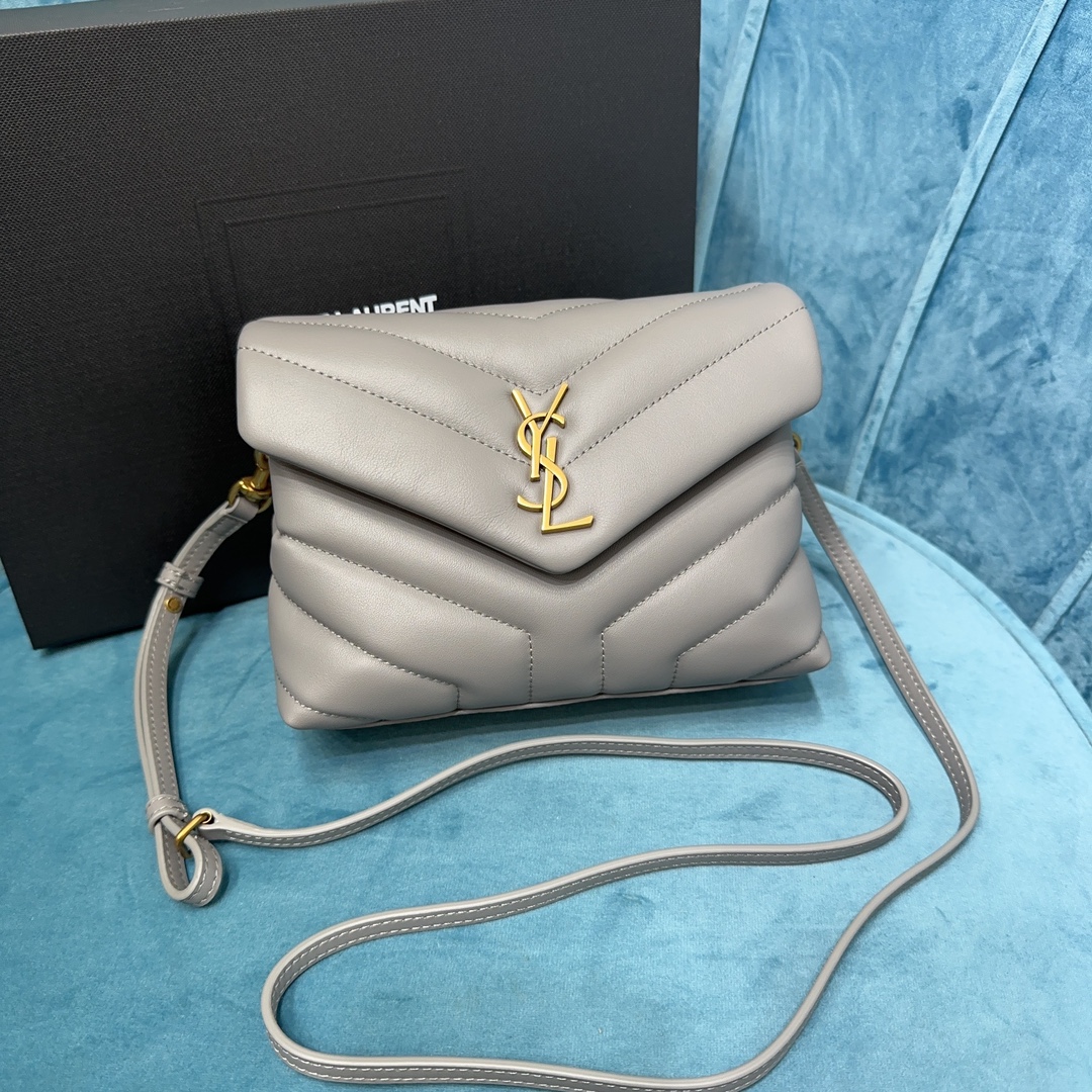 Yves Saint Laurent Crossbody & Shoulder Bags Calfskin Cowhide Genuine Leather