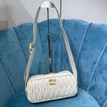 MiuMiu Bags Handbags Cotton Lambskin Sheepskin Fashion