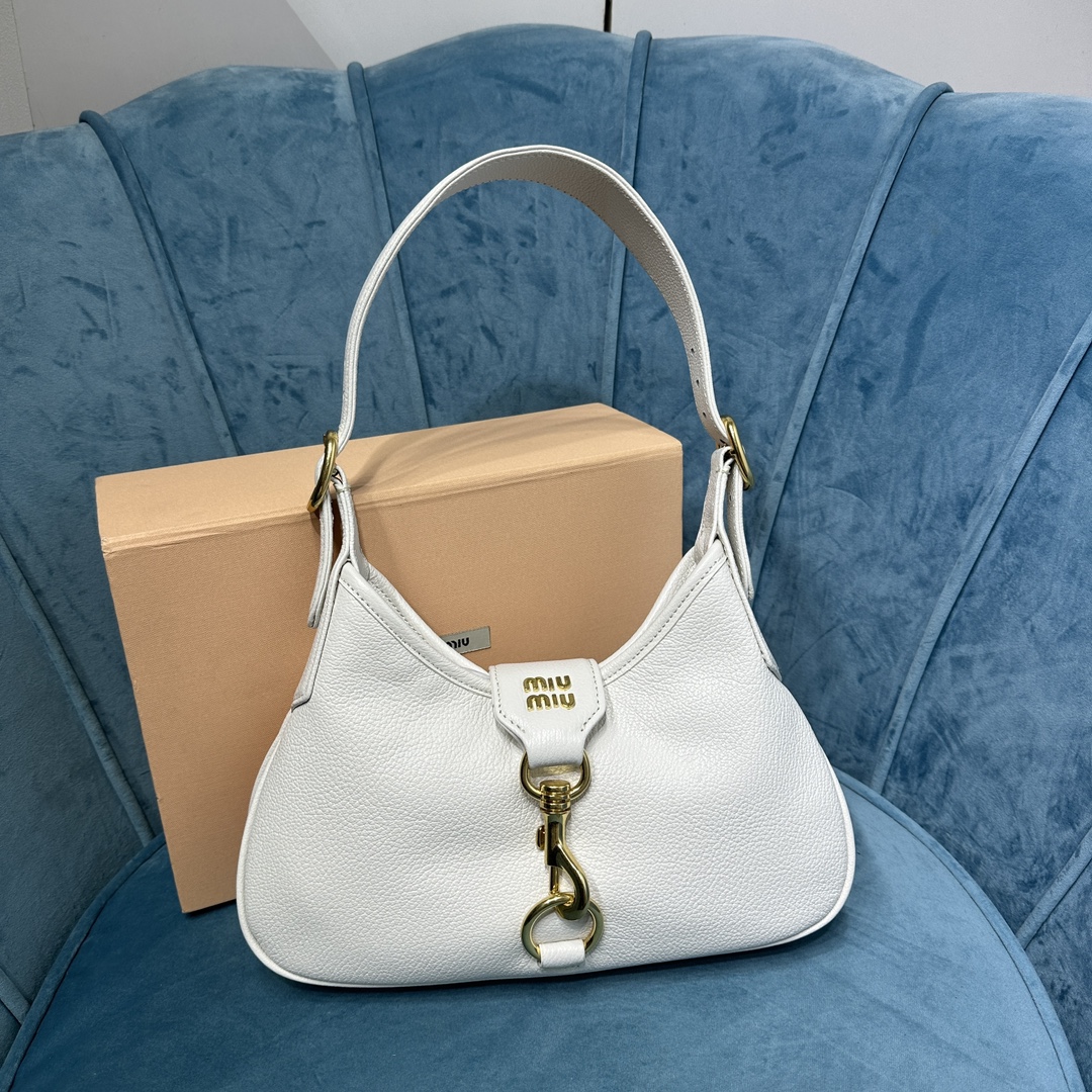 MiuMiu Bolsos de mano Bolsos cruzados y bandoleras Oro Blanco Vintage Underarm