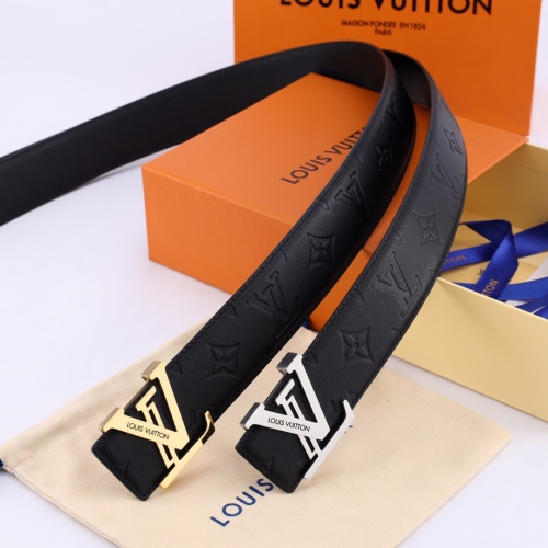 Louis Vuitton Taurillon Leather Belt with Electroplated Stainless Steel Buckle 1 Louis Vuitton Taurillon Leather Belt with Electroplated Stainless Steel Buckle