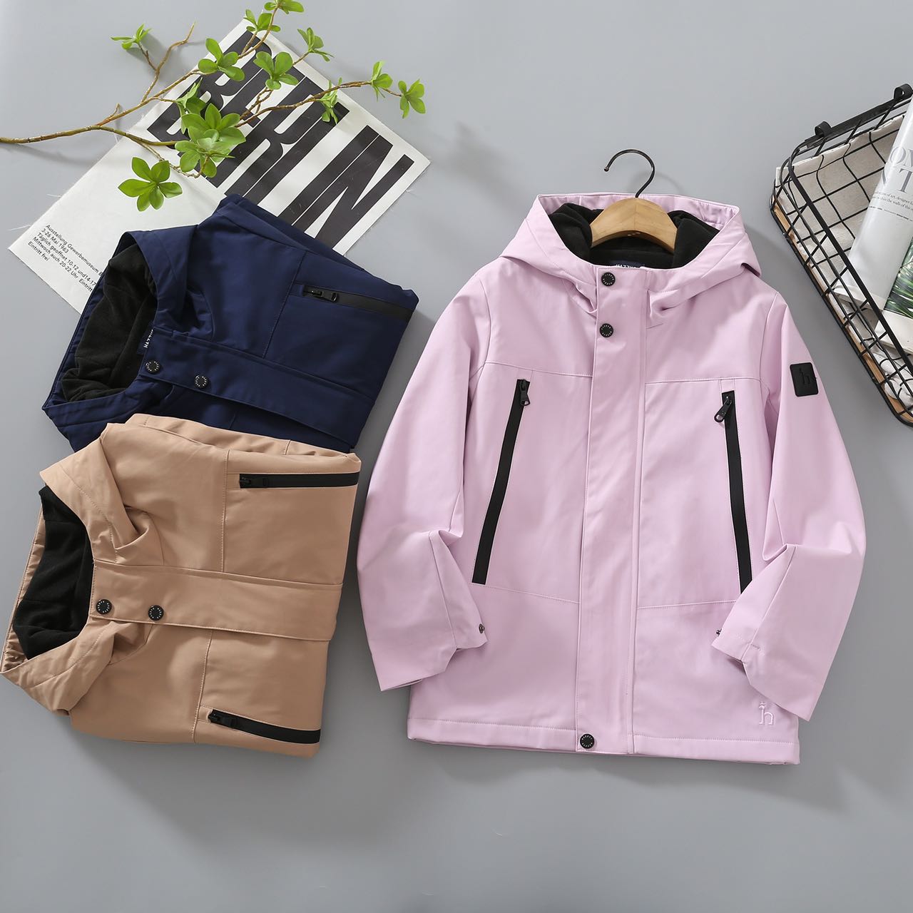Zenium Windproof Coat for Boys and Girls in Various Sizes and Colors - 图片 5