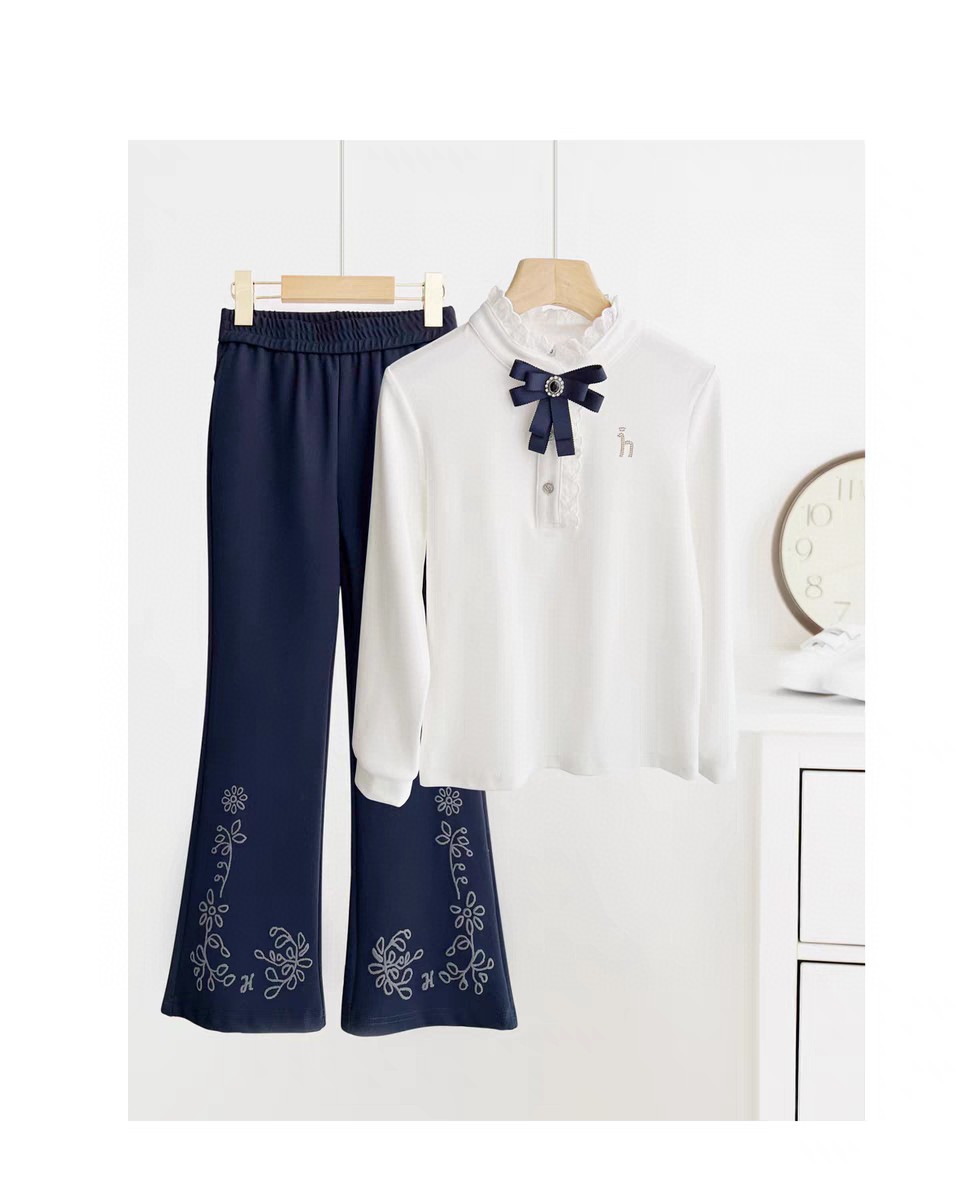 zenium hazzys hagis girls’ pants, 2024, double-sided blacka. size 130-170 the color, the black, the chalk - 图片 6