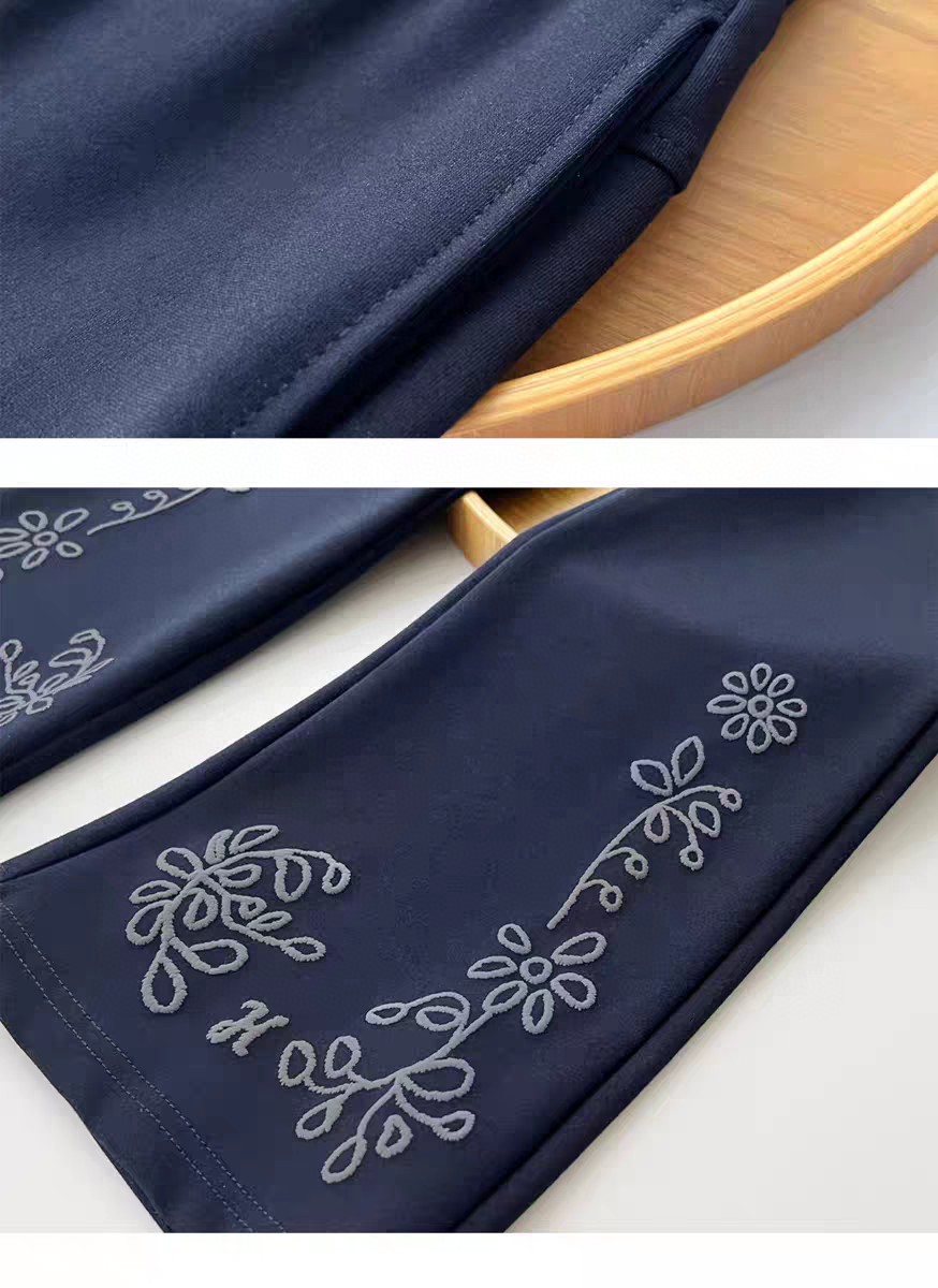 zenium hazzys hagis girls’ pants, 2024, double-sided blacka. size 130-170 the color, the black, the chalk - 图片 9