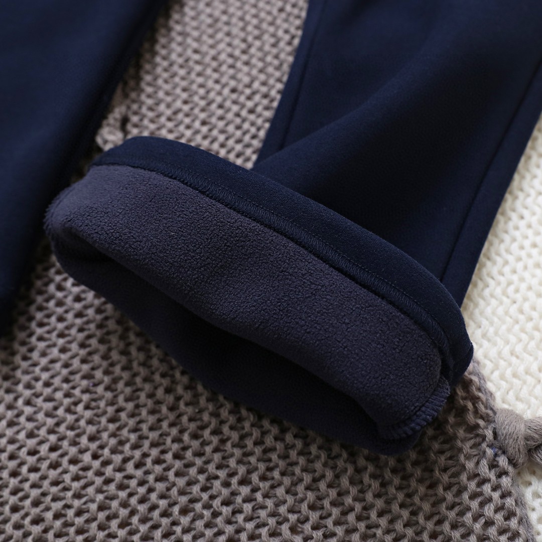 New Zenium Children’s Clothes: 2024 Big Boy Lecca Collection with Thick Velvet Pants - 图片 8