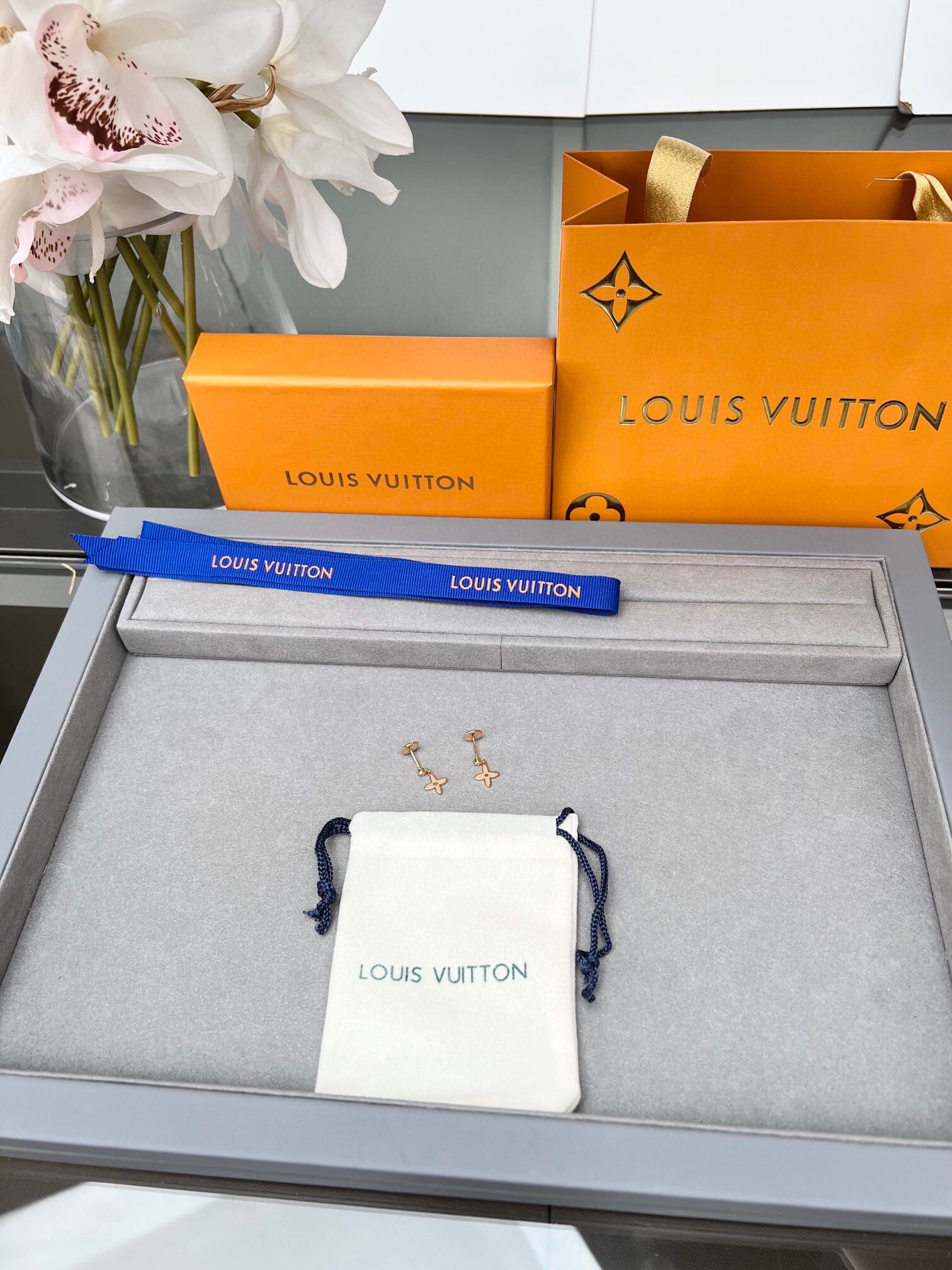 Louis Vuitton Verkoop
 Sieraden Oorbellen Roos Roségoud Fashion