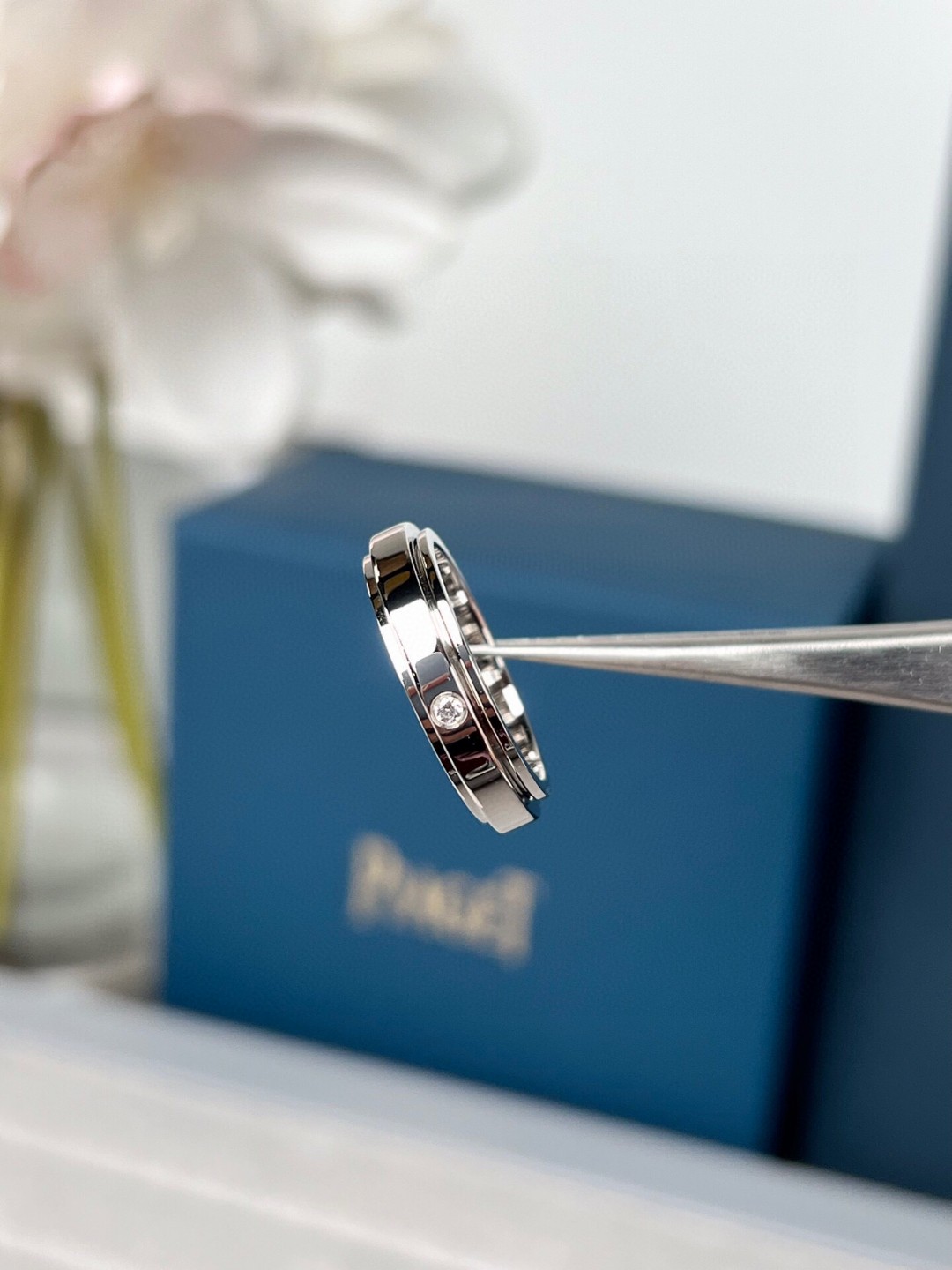 Precision CNC Sculpted Diamond Ring with Z-Tip for Rich Clients - 图片 7