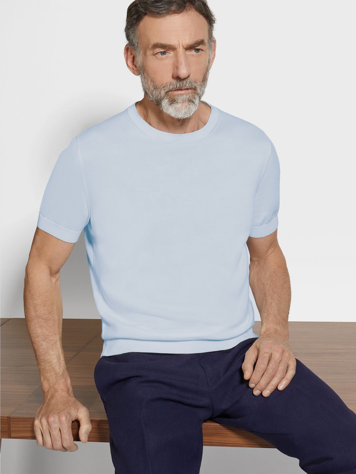로로피아나 남성 반팔 114563 Loro Piana T Shirt