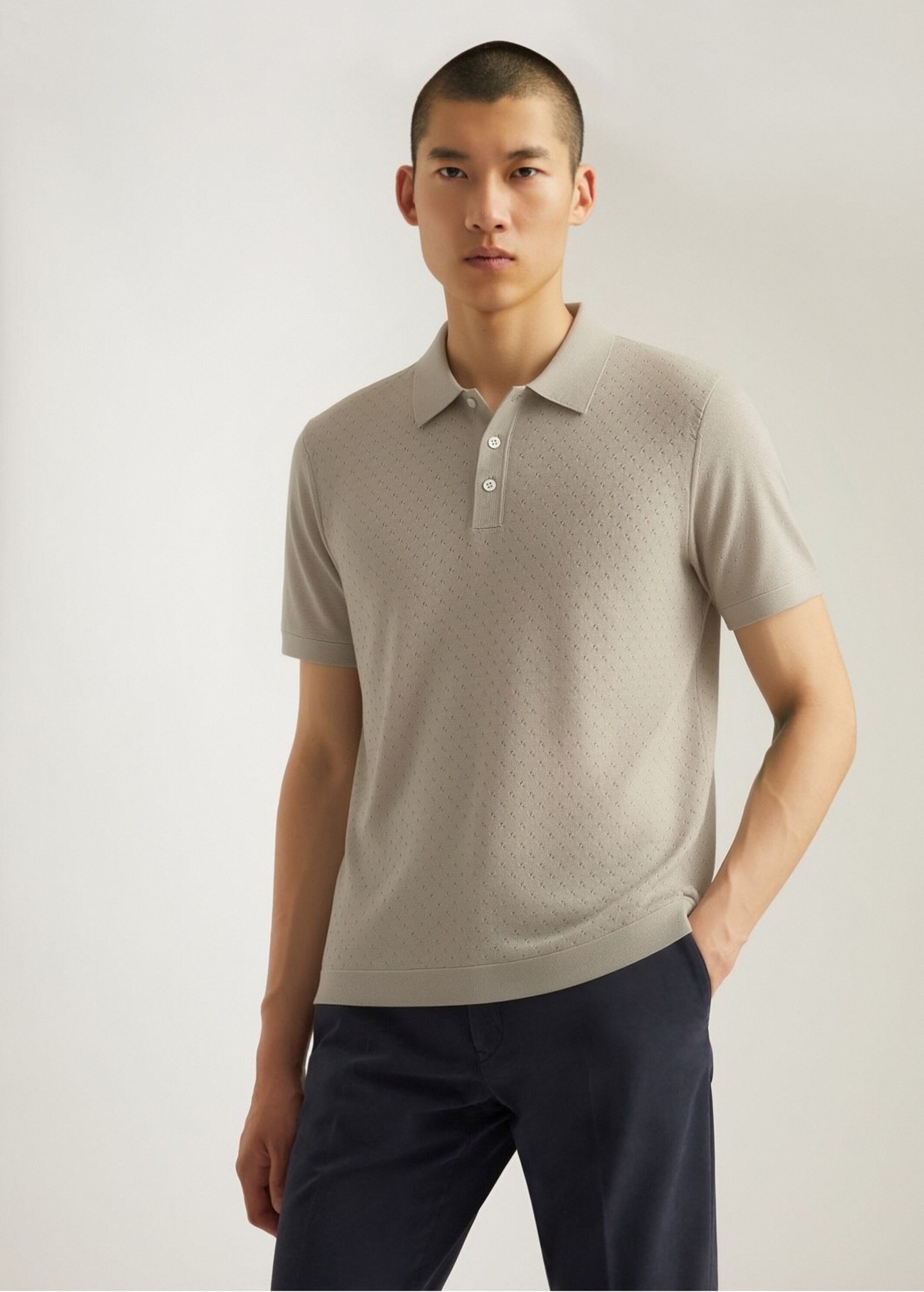 로로피아나 남성 반팔 114523 Loro Piana T Shirt