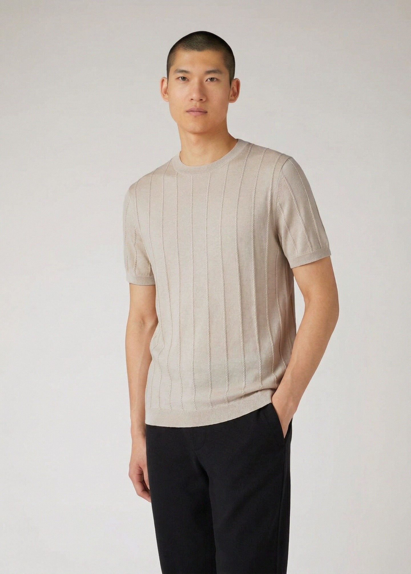 로로피아나 남성 반팔 114400 Loro Piana T Shirt