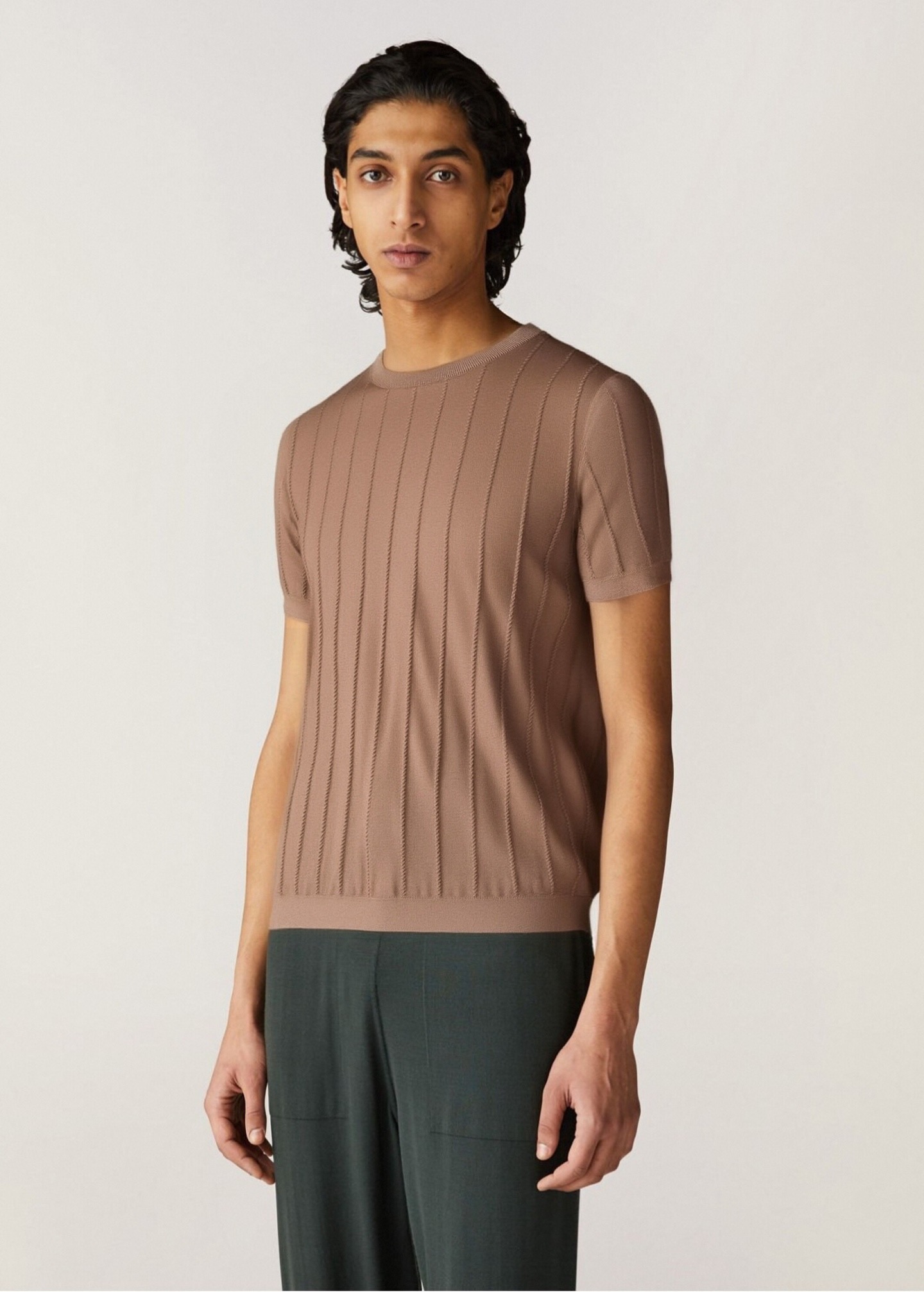 로로피아나 남성 반팔 114398 Loro Piana T Shirt