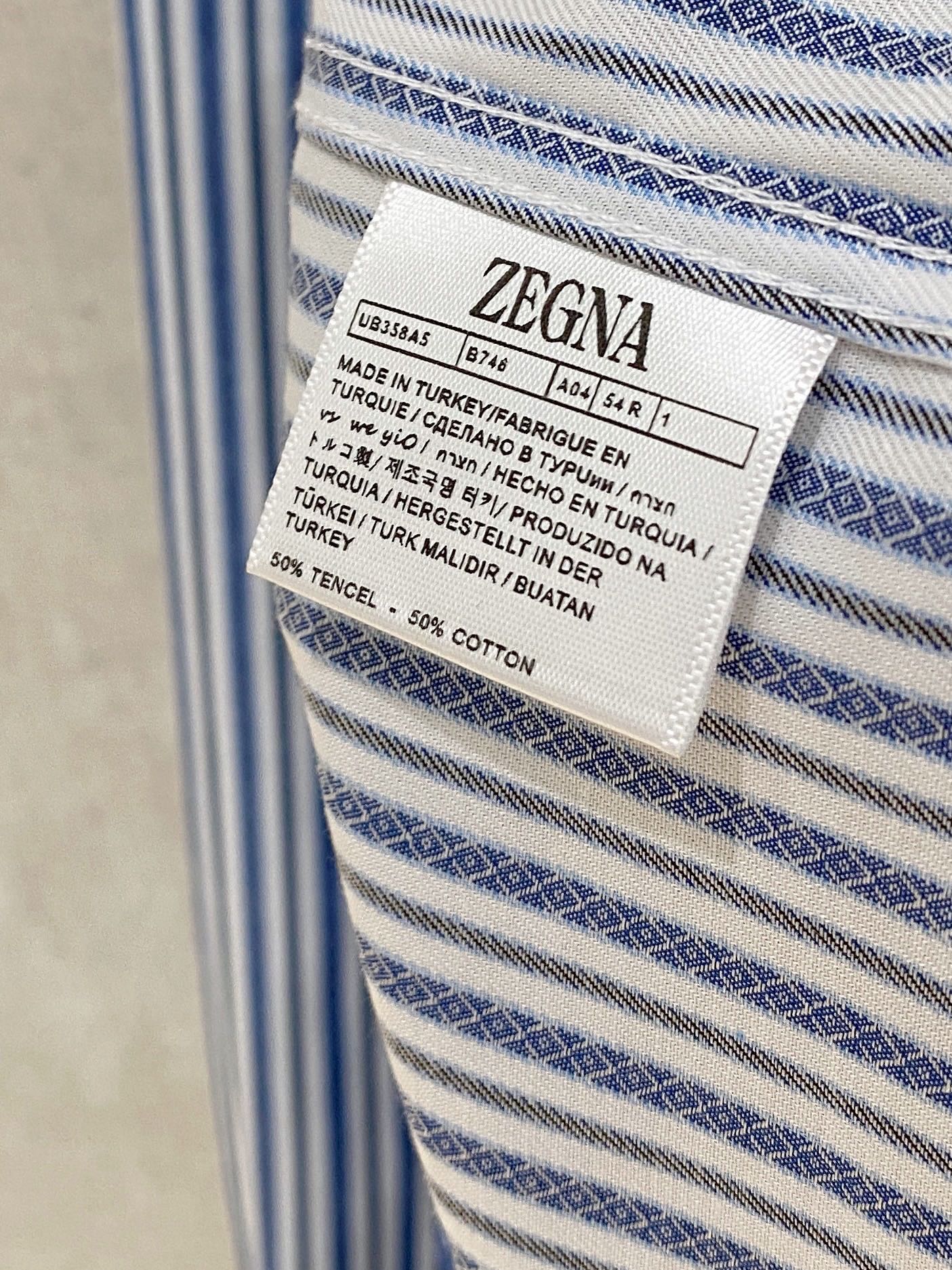 제냐 남성 긴팔 130064 Zegna Long Sleeve 썸네일 이미지
