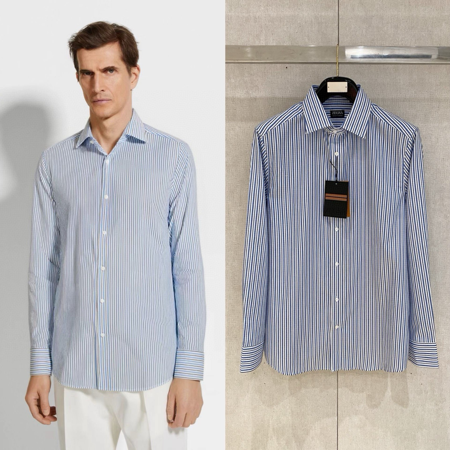 제냐 남성 긴팔 130063 Zegna Long Sleeve 썸네일 이미지