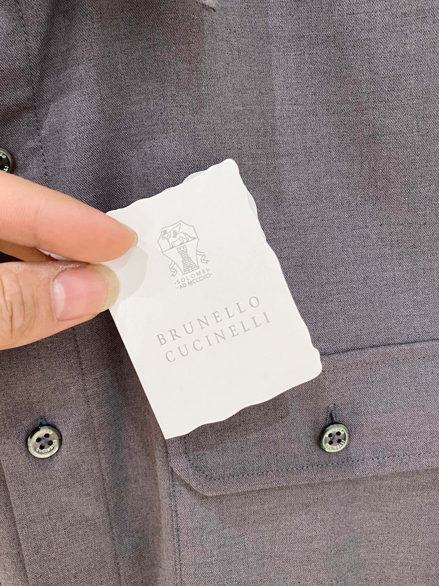 브루넬로쿠치넬리 남성 긴팔 130062 Brunello Cucinelli Long Sleeve 썸네일 이미지