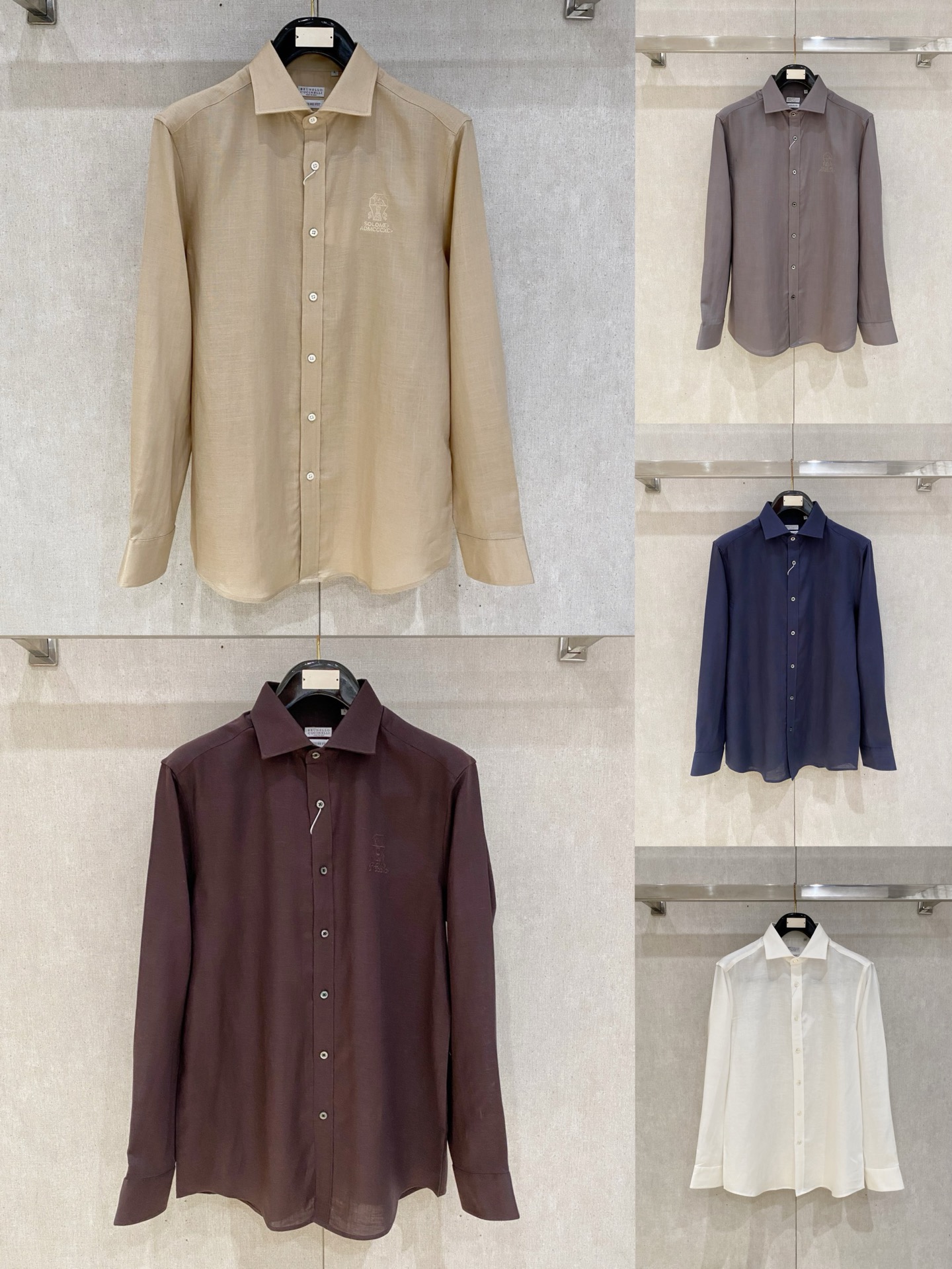 브루넬로쿠치넬리 남성 긴팔 130052 Brunello Cucinelli Long Sleeve 썸네일 이미지