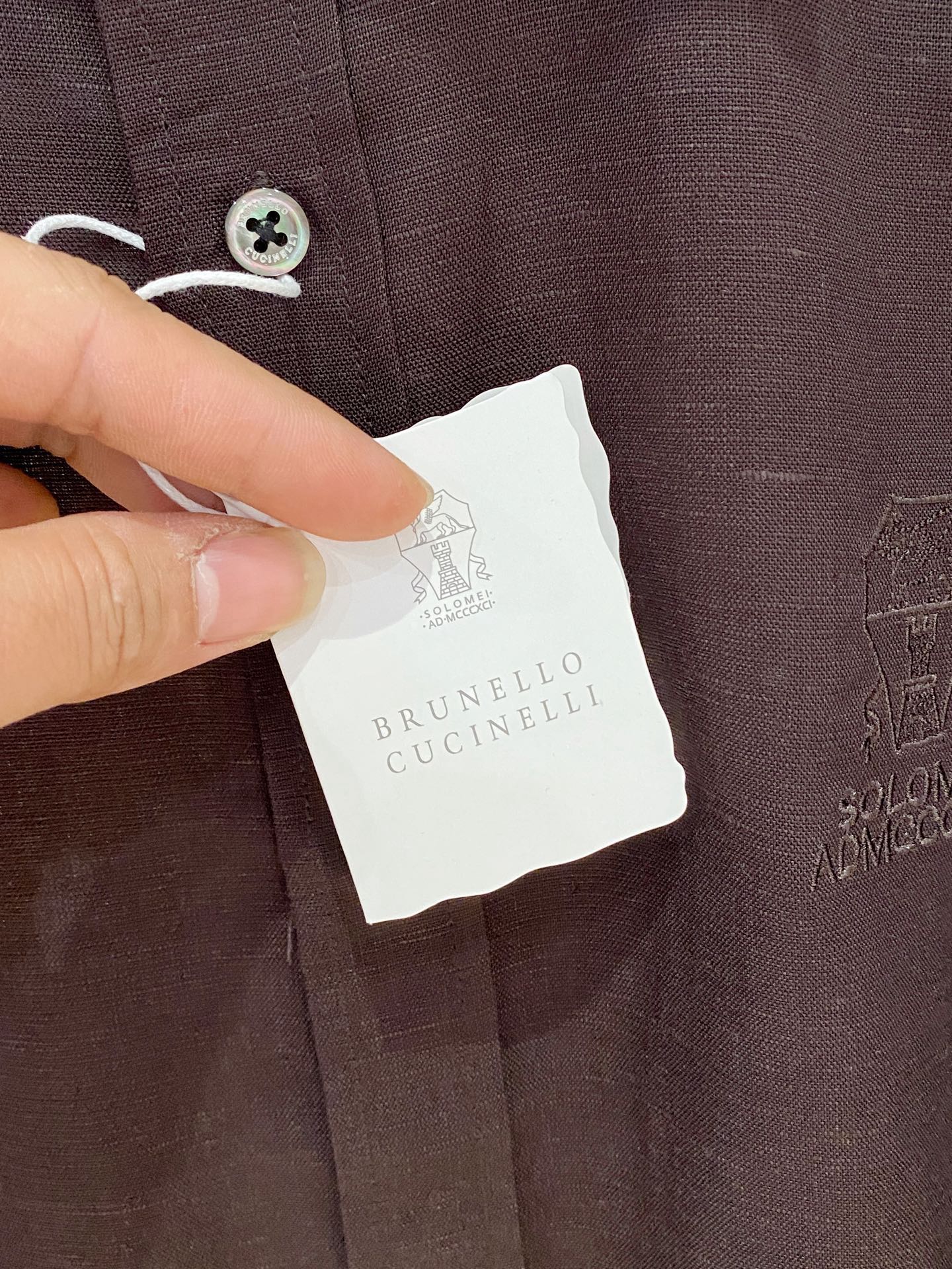브루넬로쿠치넬리 남성 긴팔 130051 Brunello Cucinelli Long Sleeve 썸네일 이미지