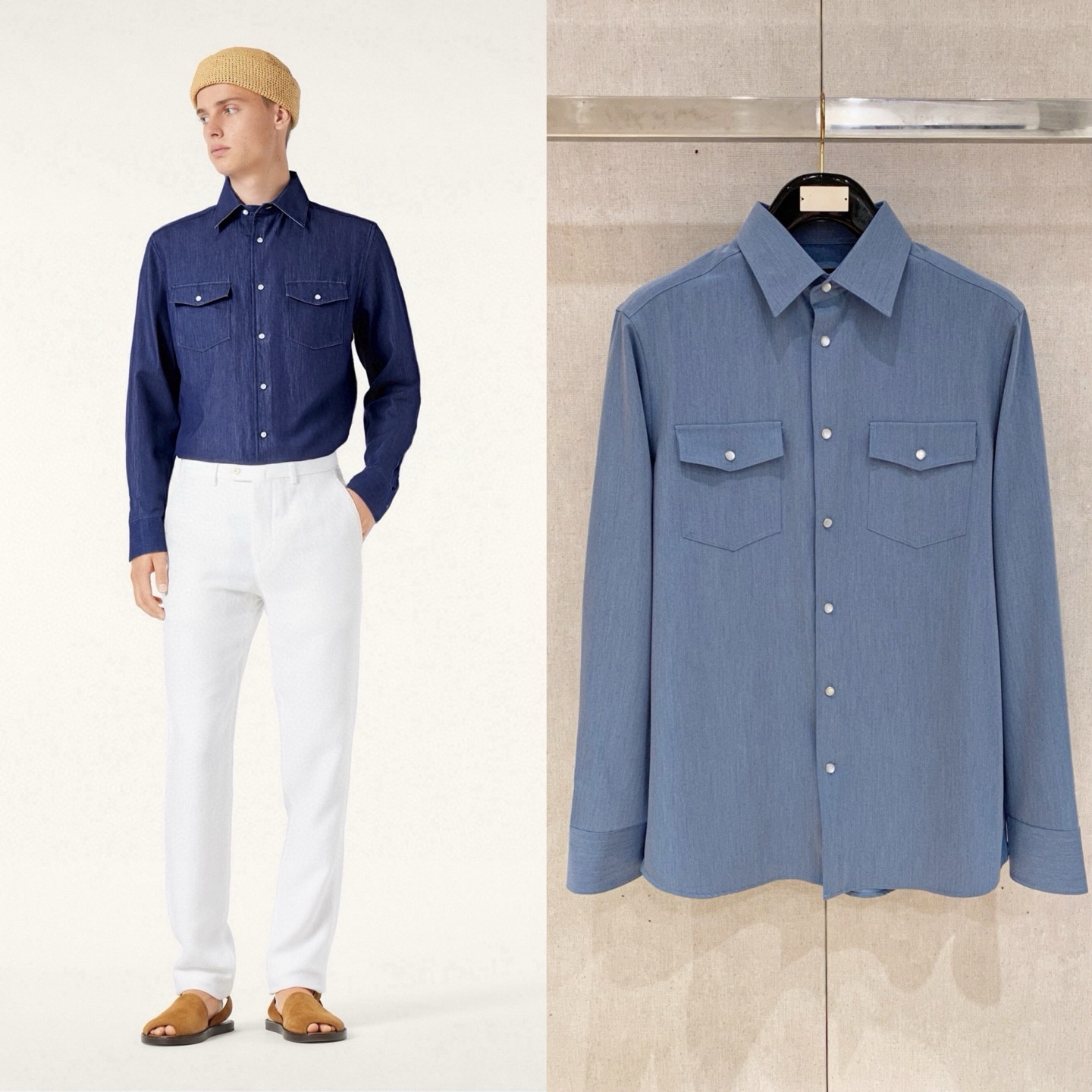 로로피아나 남성 긴팔 130049 Loro Piana Long Sleeve 썸네일 이미지