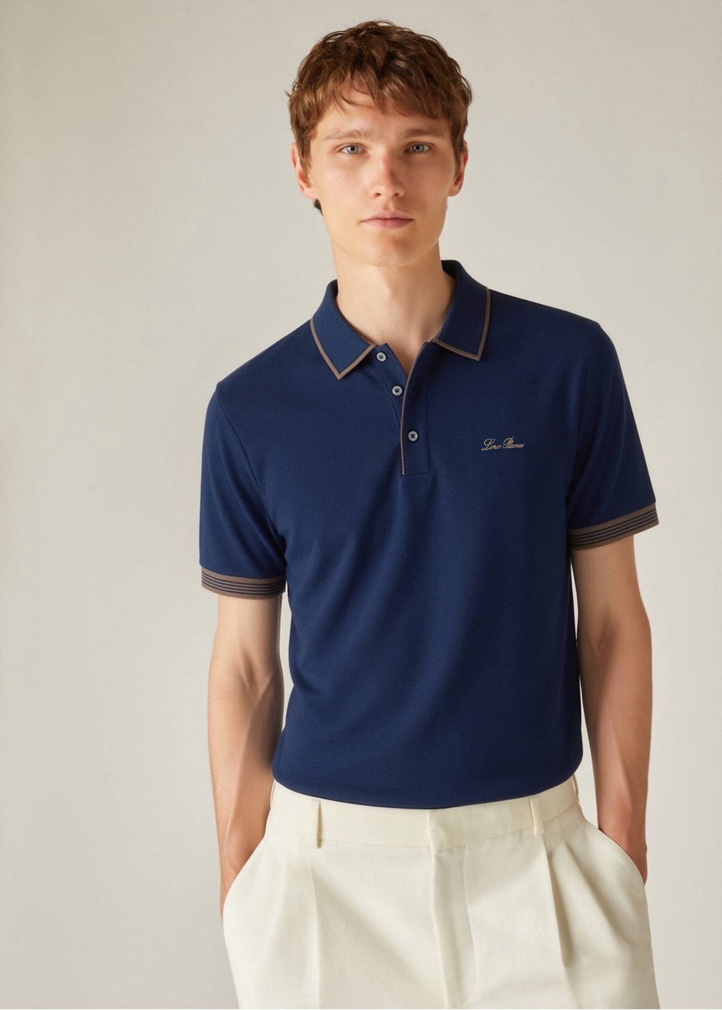 로로피아나 남성 반팔 114646 Loro Piana T Shirt