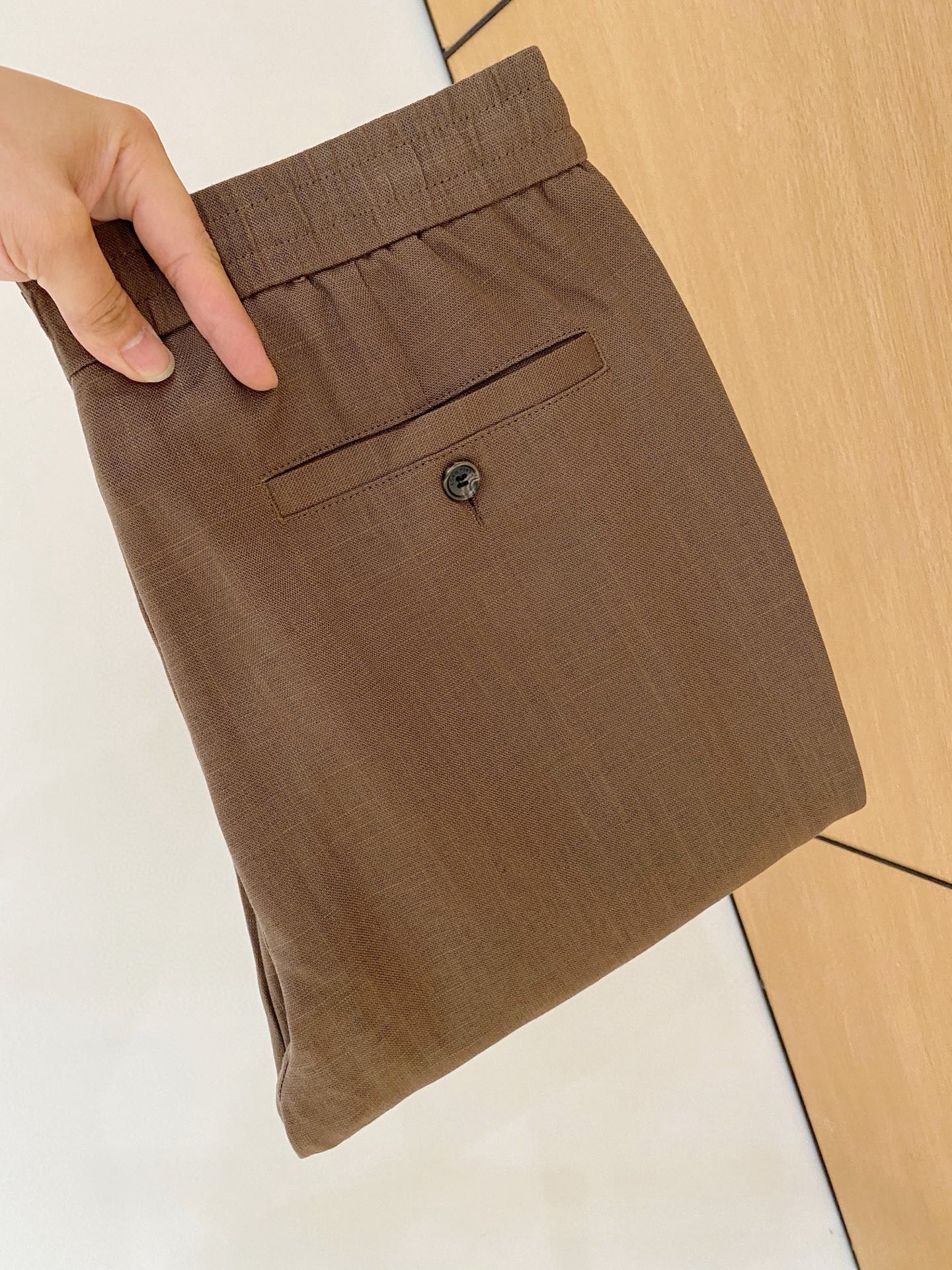 로로피아나 남성 린넨 바지 상세 이미지 10