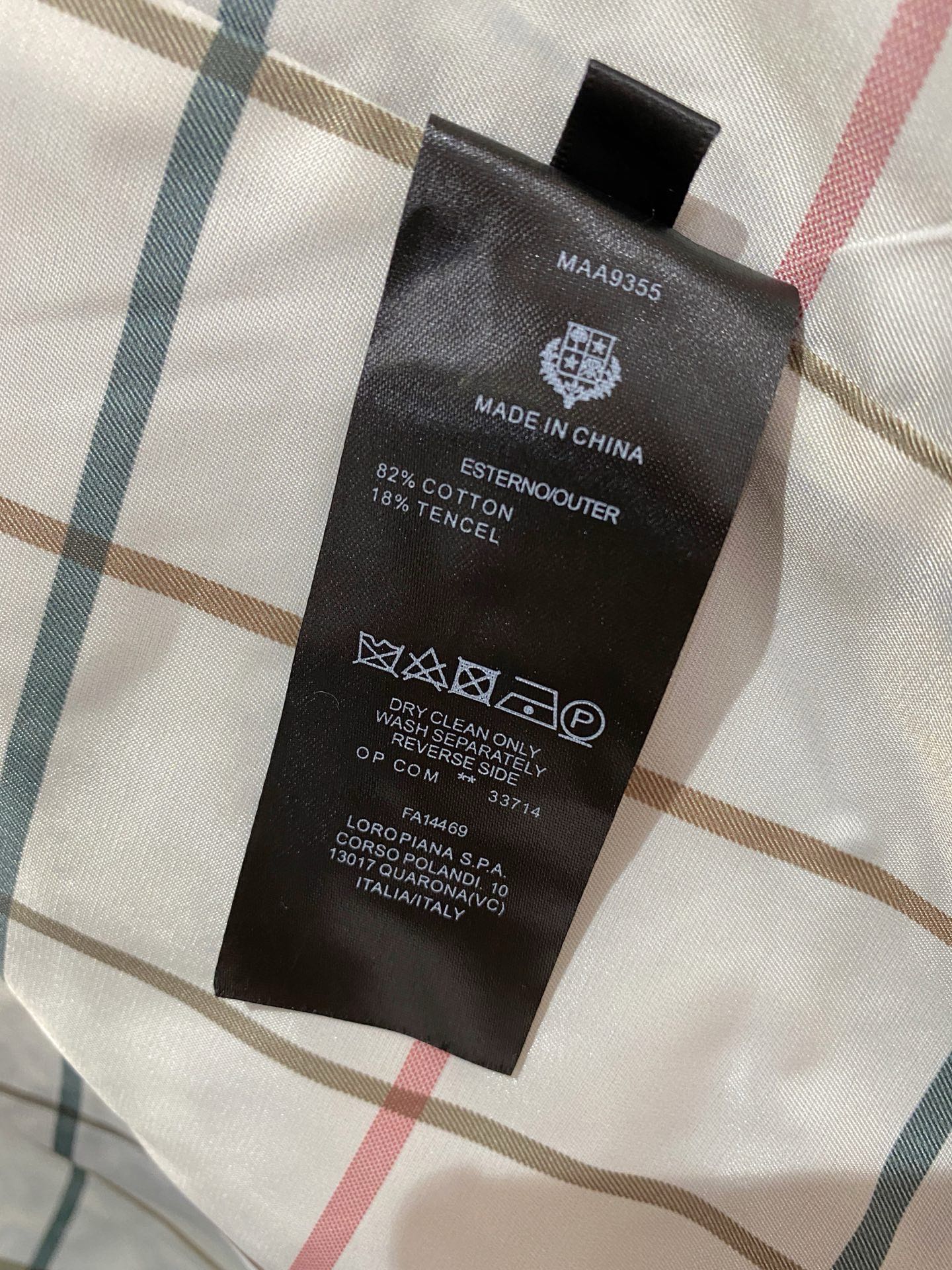 로로피아나 남성 자켓 143398 Loro Piana Jacket 상세 이미지 8