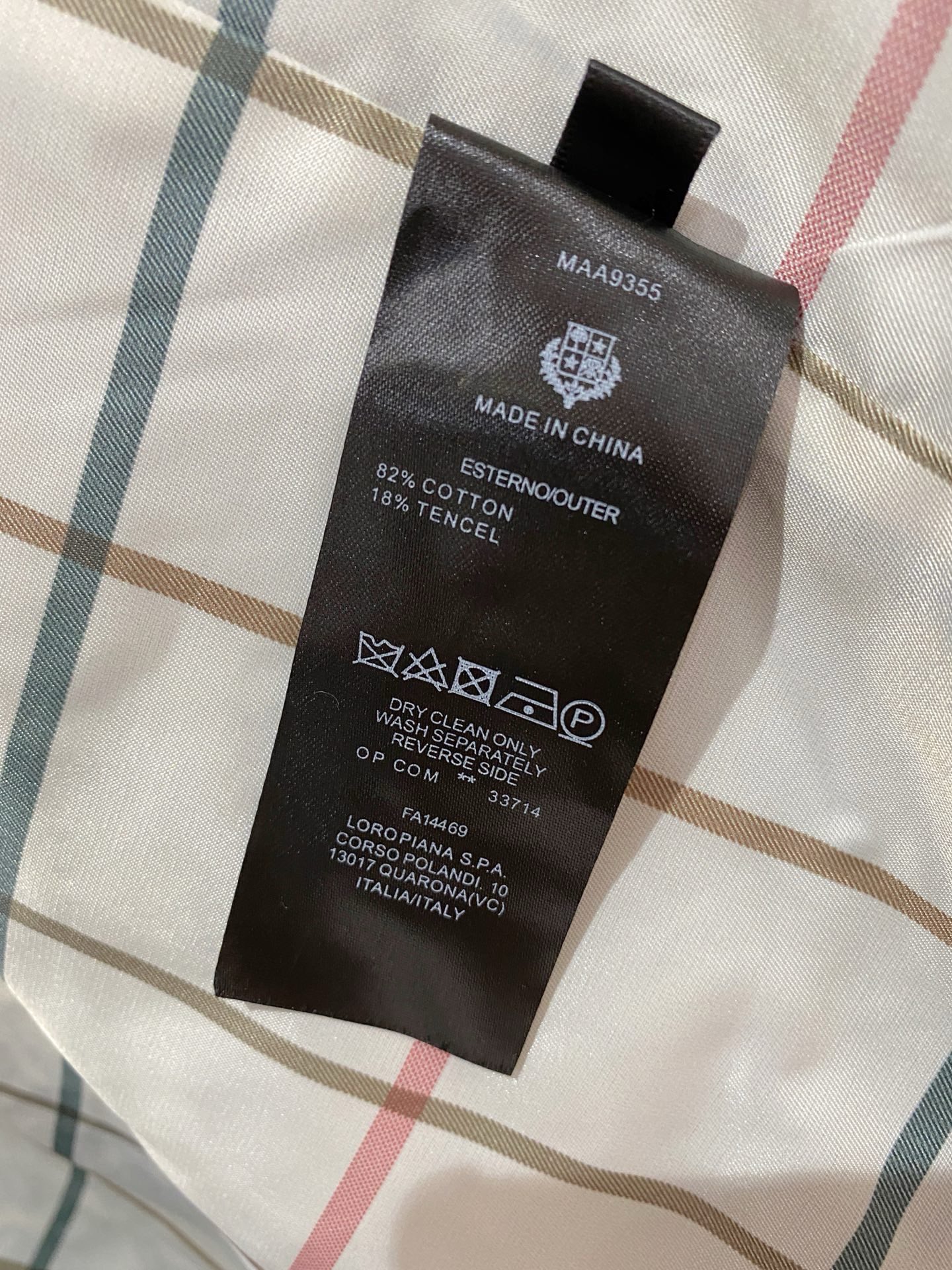 로로피아나 남성 자켓 143397 Loro Piana Jacket 상세 이미지 8