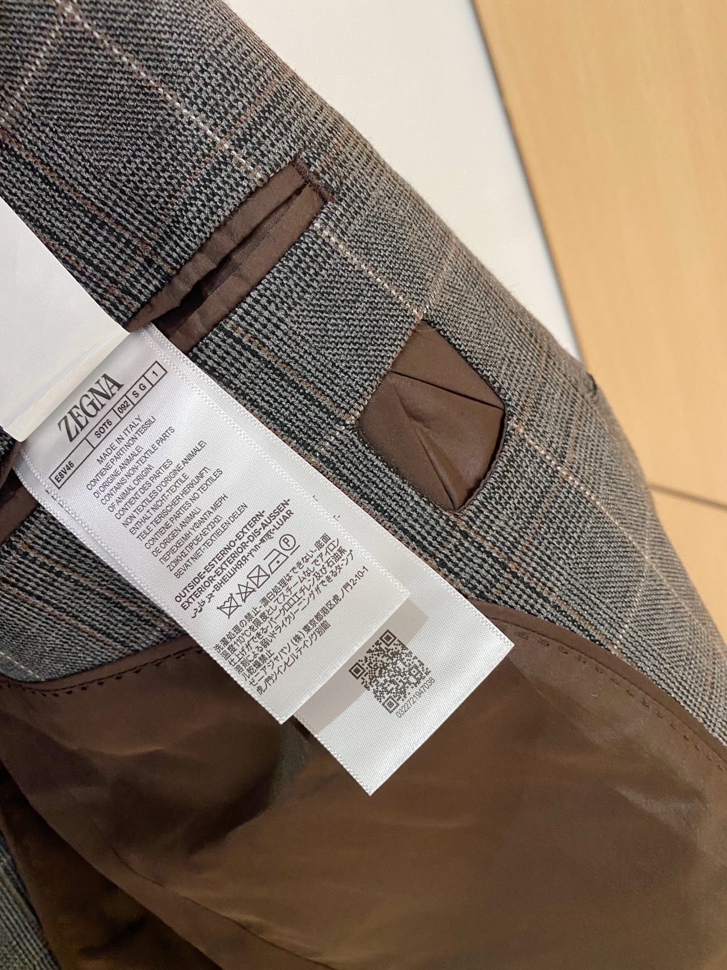 제냐 남성 자켓 143379 Zegna Jacket 상세 이미지 10