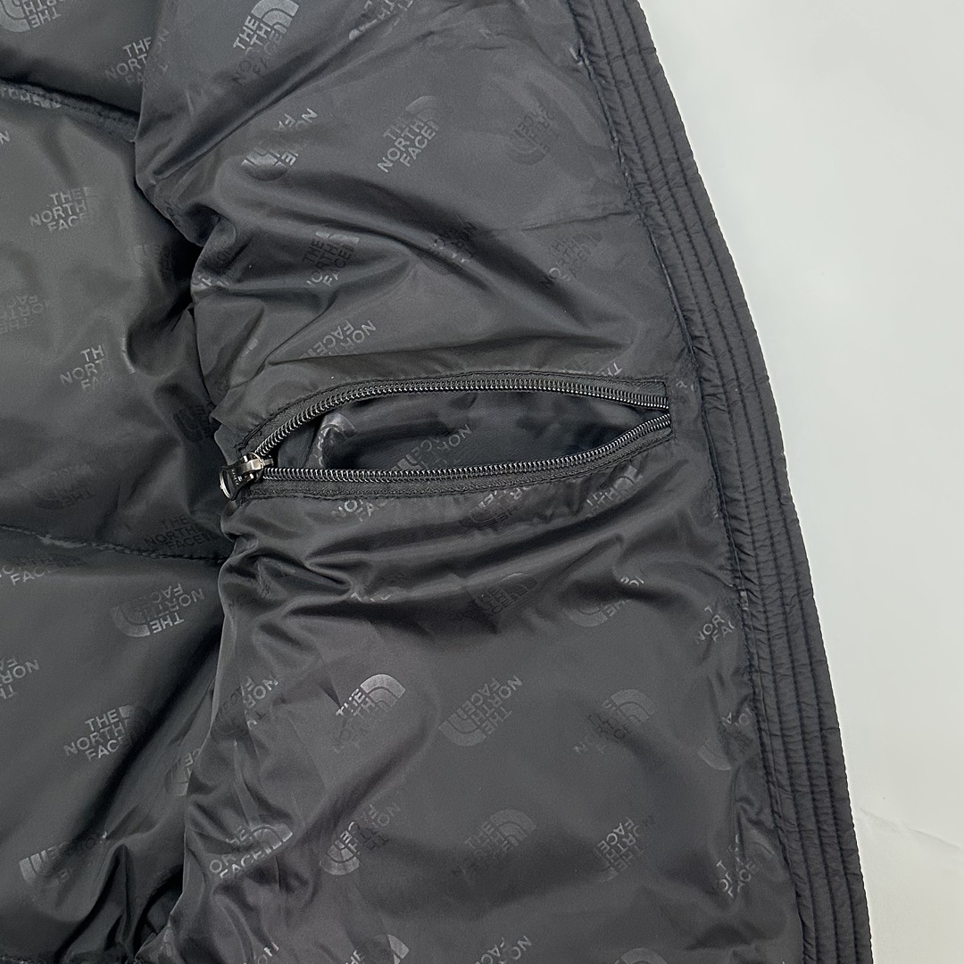The North Face 1996 ダウンベスト 細格ナイロン 防風 収納可 ブラック M-3XL