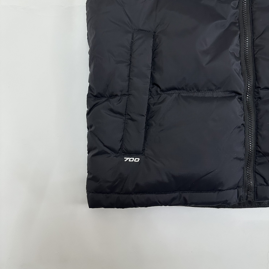 The North Face 1996 ダウンベスト 細格ナイロン 防風 収納可 ブラック M-3XL