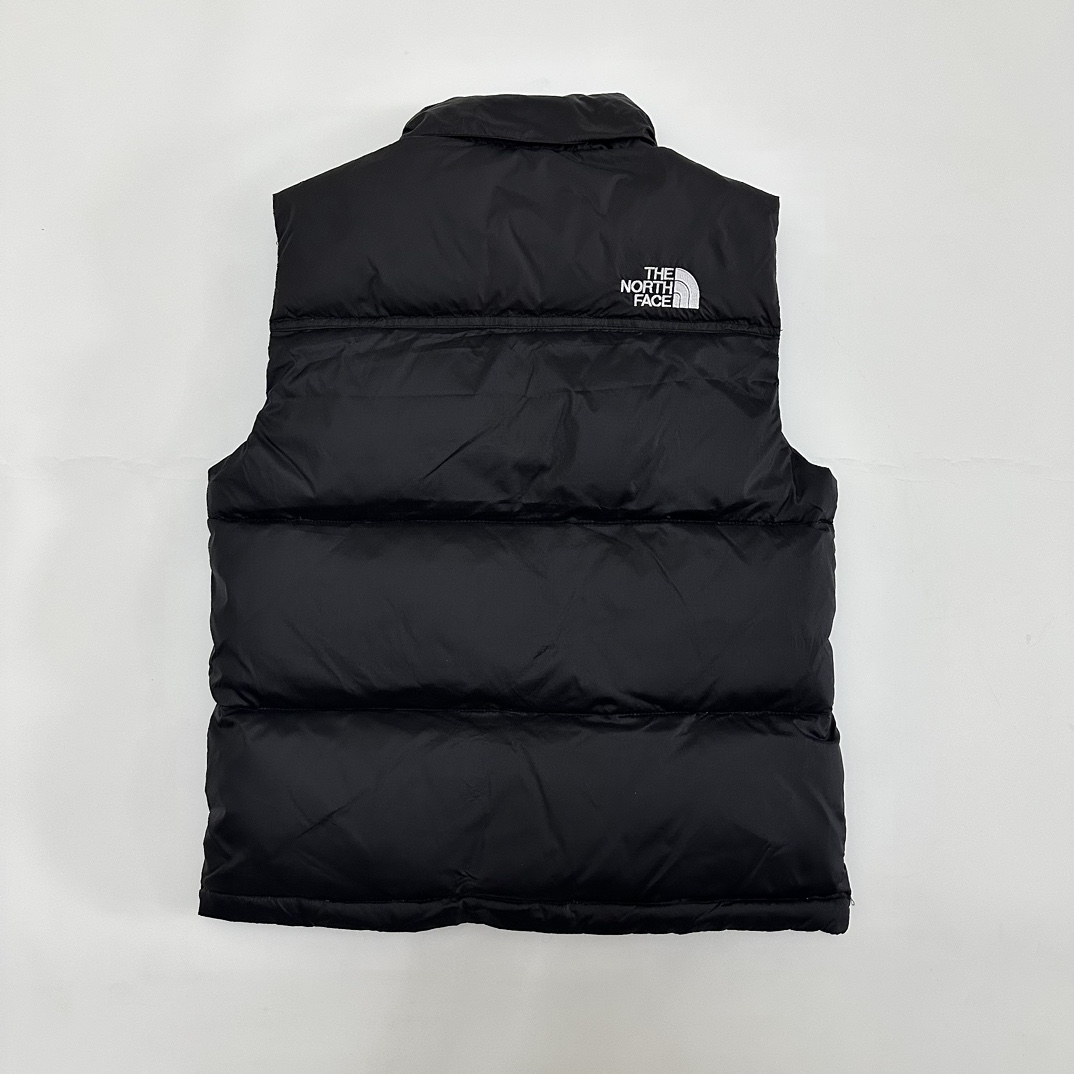 The North Face 1996 ダウンベスト 細格ナイロン 防風 収納可 ブラック M-3XL
