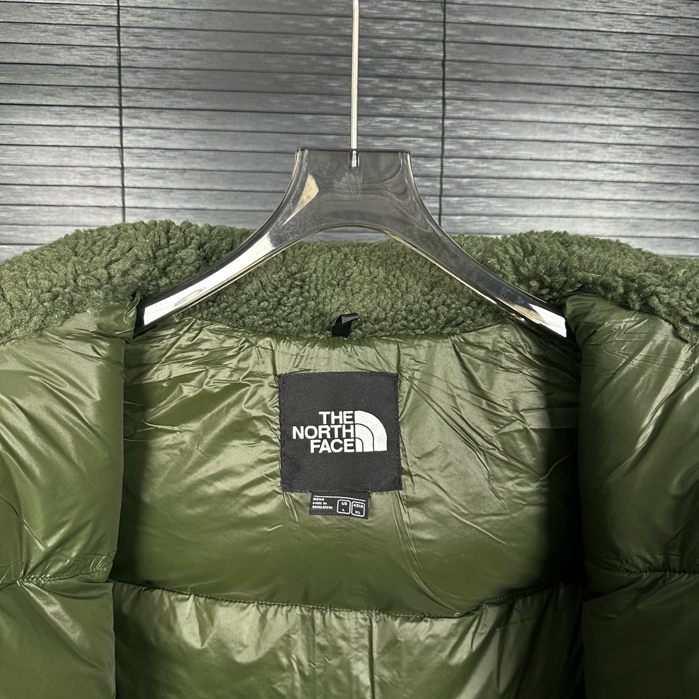 The North Face 羊羔毛拼接 2色 ダウンジャケット 隠れフード 70%高品質ダウン 保温性抜群