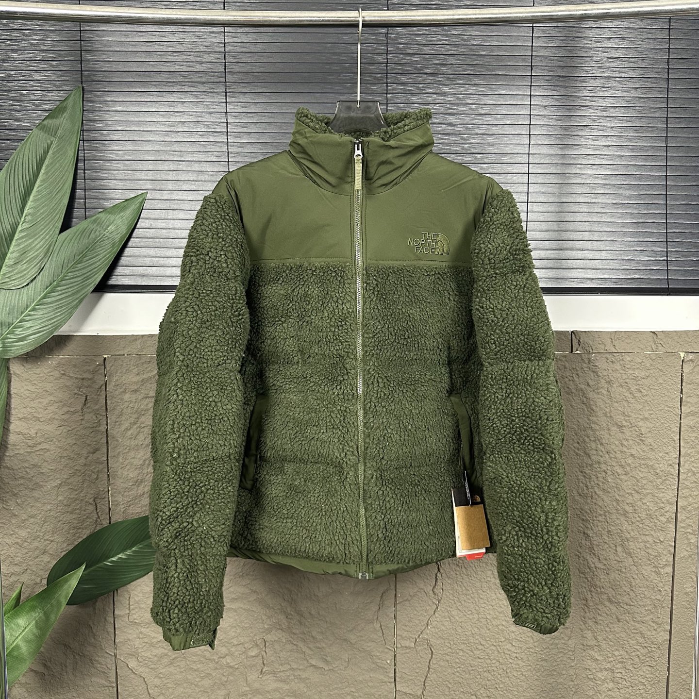 The North Face 羊羔毛拼接 2色 ダウンジャケット 隠れフード 70%高品質ダウン 保温性抜群