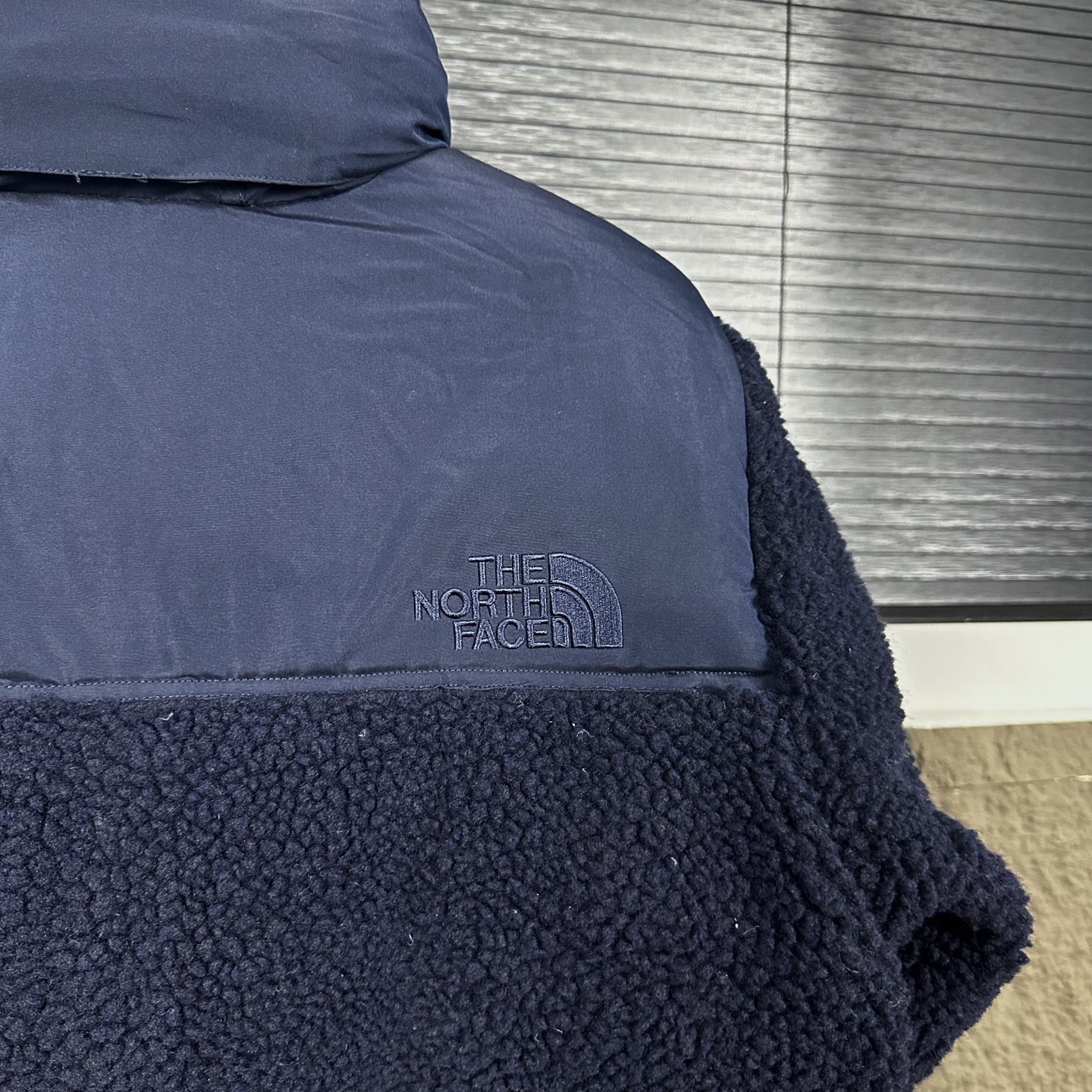 The North Face 羊羔毛拼接2色 フード付きダウン 70%高品質ダックダウン 保温性抜群