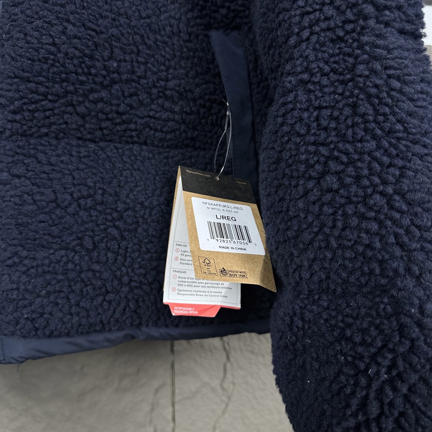 The North Face 羊羔毛拼接2色 フード付きダウン 70%高品質ダックダウン 保温性抜群