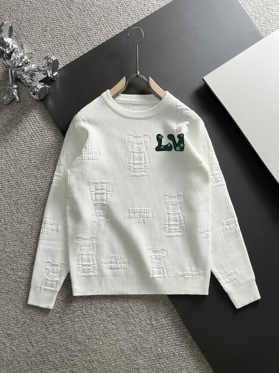 Louis Vuitton Clothing Sweatshirts Embroidery Wool Winter Collection Fashion