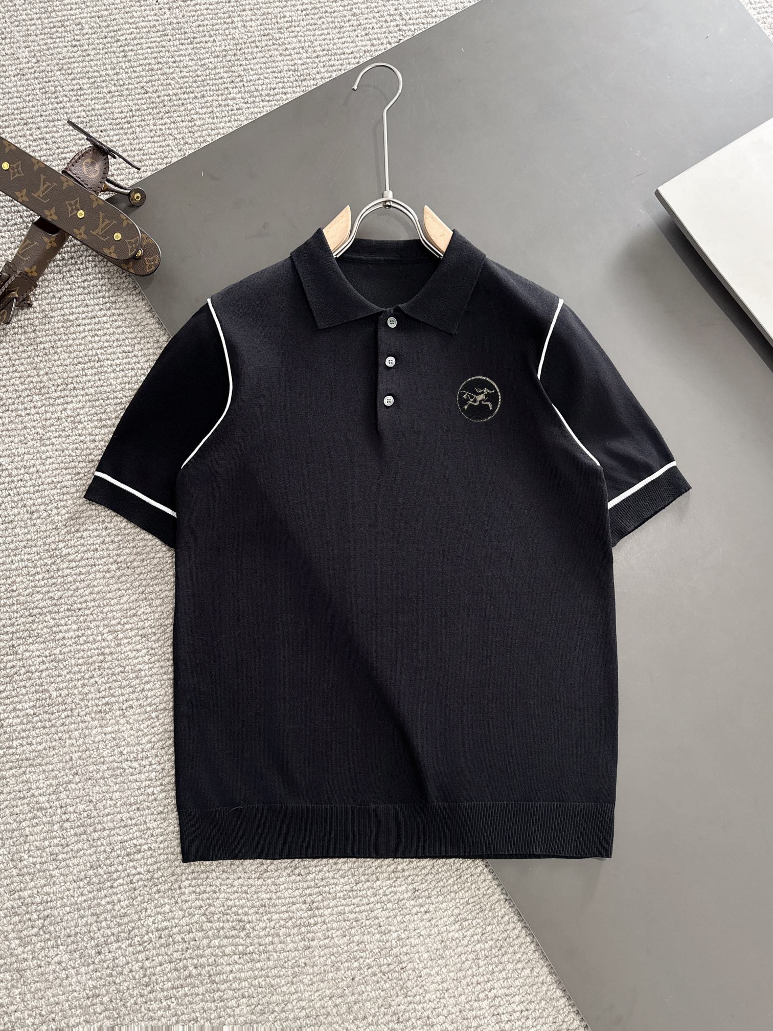 Top Sale
 Arcteryx Kleidung T-Shirt Stickerei Männer Gekämmte Baumwolle Stricken Frühling/Sommer Kollektion Kurzarm