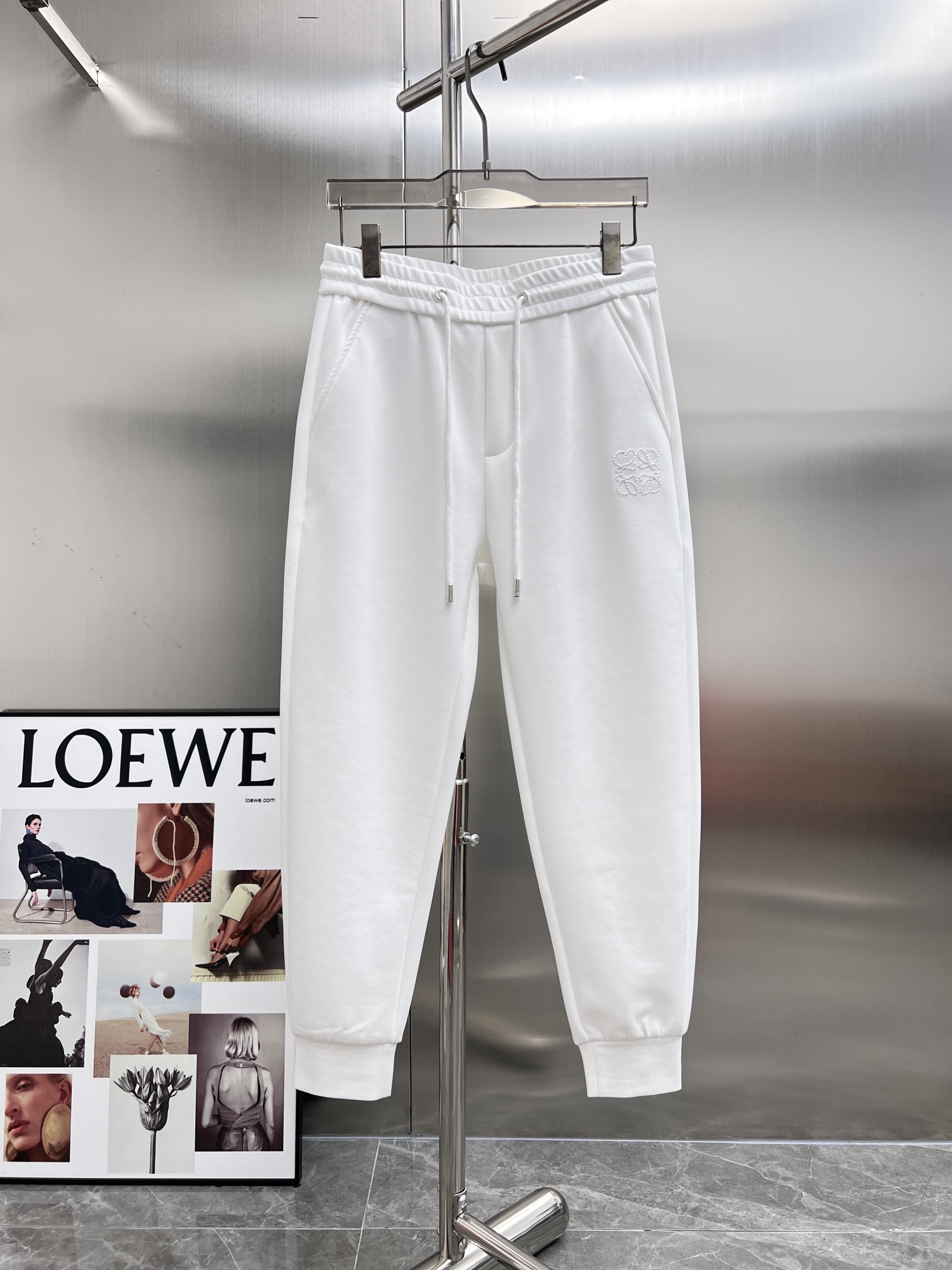 Loewe Clothing Pants & Trousers Embroidery Spring Collection Casual