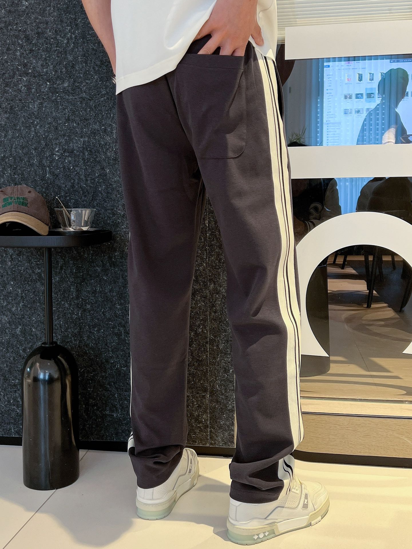 NEW2024夏季新款休閒褲獨家定制面料顏色:黑灰SIZE:M-4XL