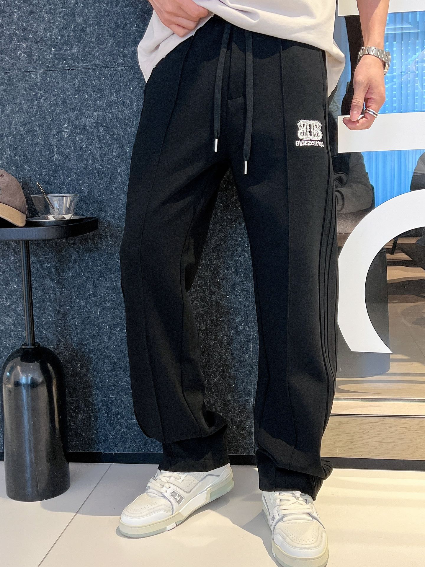 NEW2024夏季新款休閒褲獨家定制面料顏色:黑灰SIZE:M-4XL