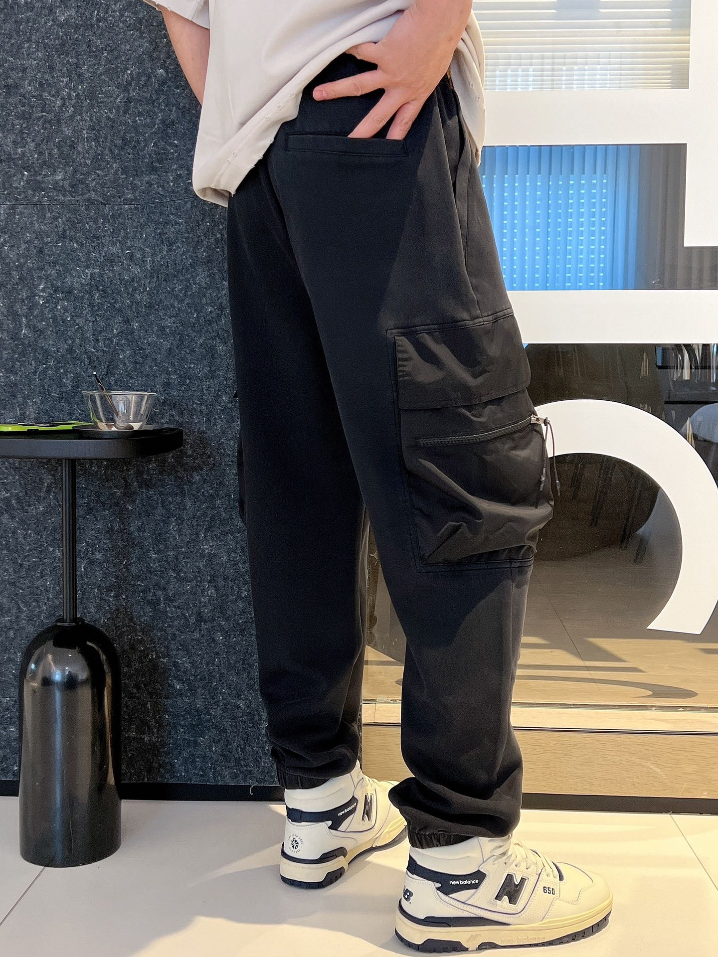 NEW2024夏季新款休閒褲獨家定制面料顏色:黑SIZE:M-4XL