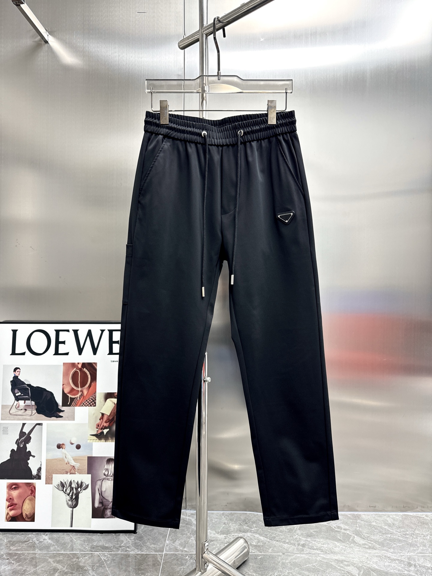 TOU Prada Summer Pants: High-Quality Tailored Design with Brand Elements, Ultimate Comfort - 图片 1